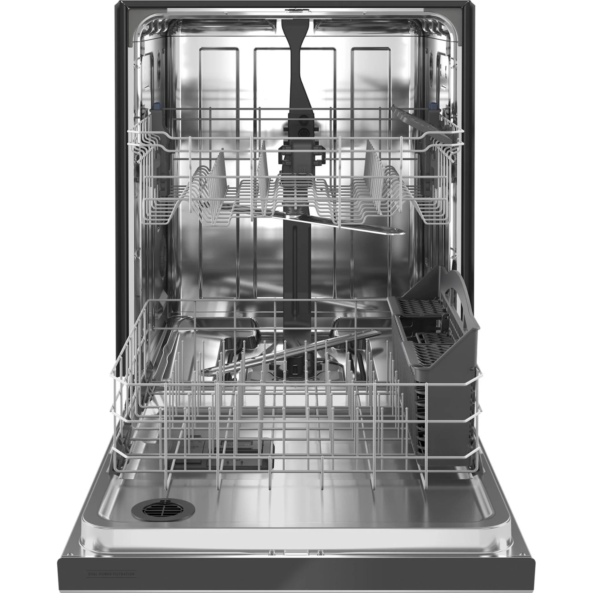 Maytag Top Control Dishwasher with Dual Power Filtration and PowerBlast Cycle -Stainless Steel (MDB4949SKZ) - Image 2