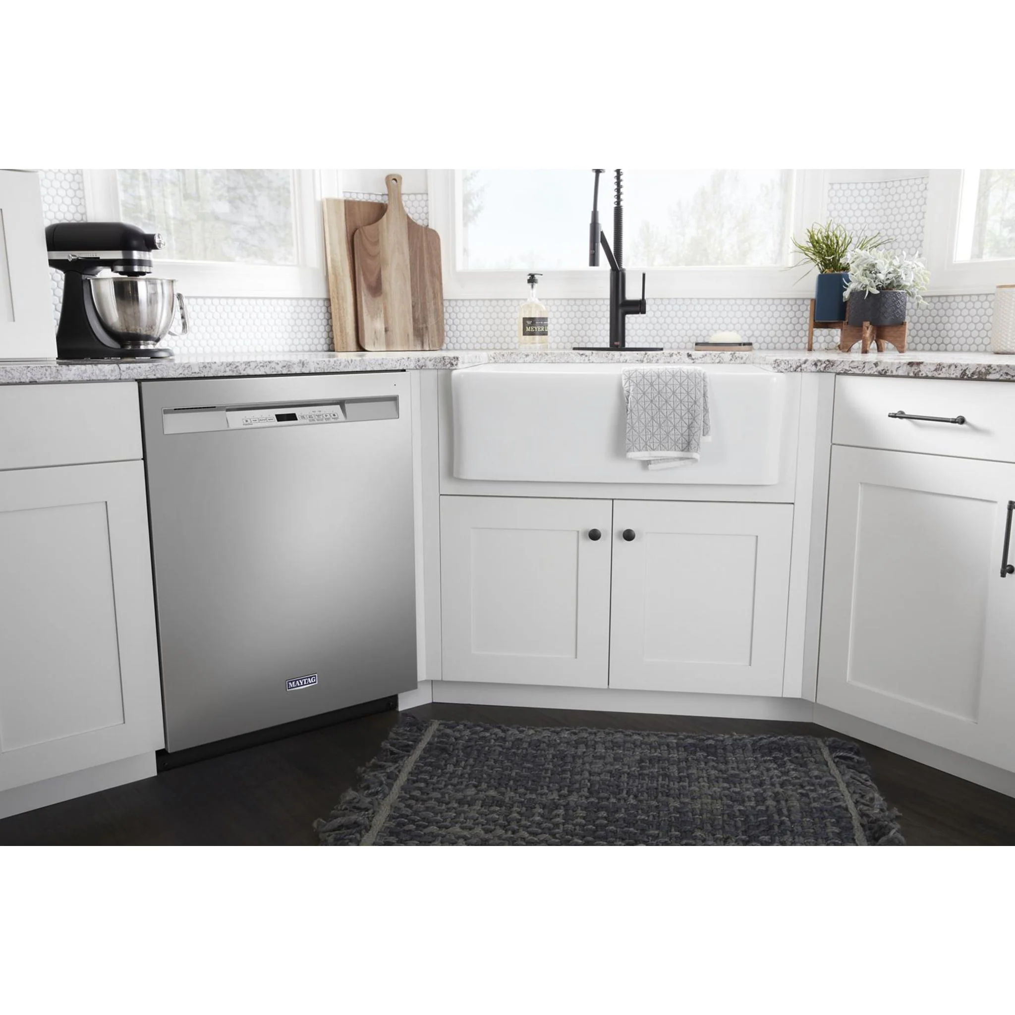 Maytag Top Control Dishwasher with Dual Power Filtration and PowerBlast Cycle -Stainless Steel (MDB4949SKZ) - Image 5