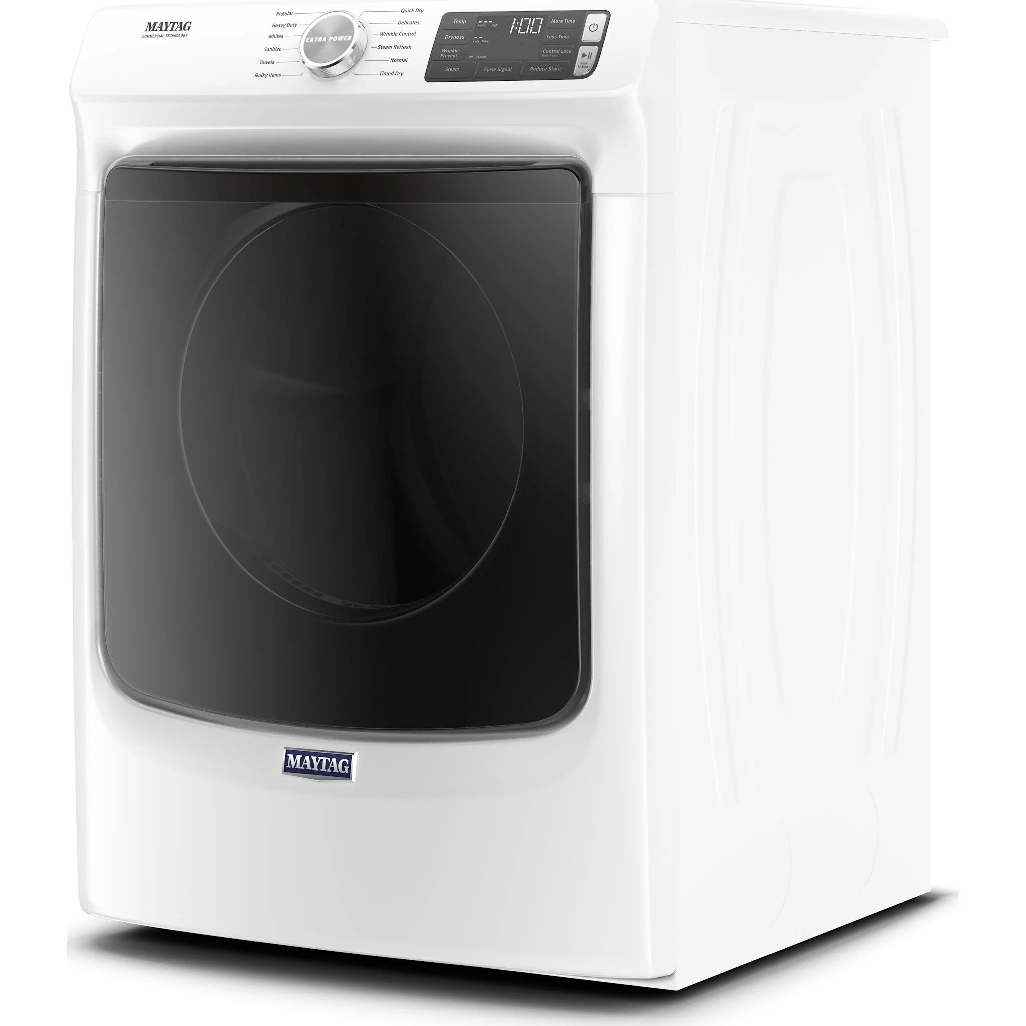 Maytag Front Load Gas Dryer with Extra Power and Quick Dry Cycle - 7.3 cu. ft. -White (MGD6630HW) - Image 4