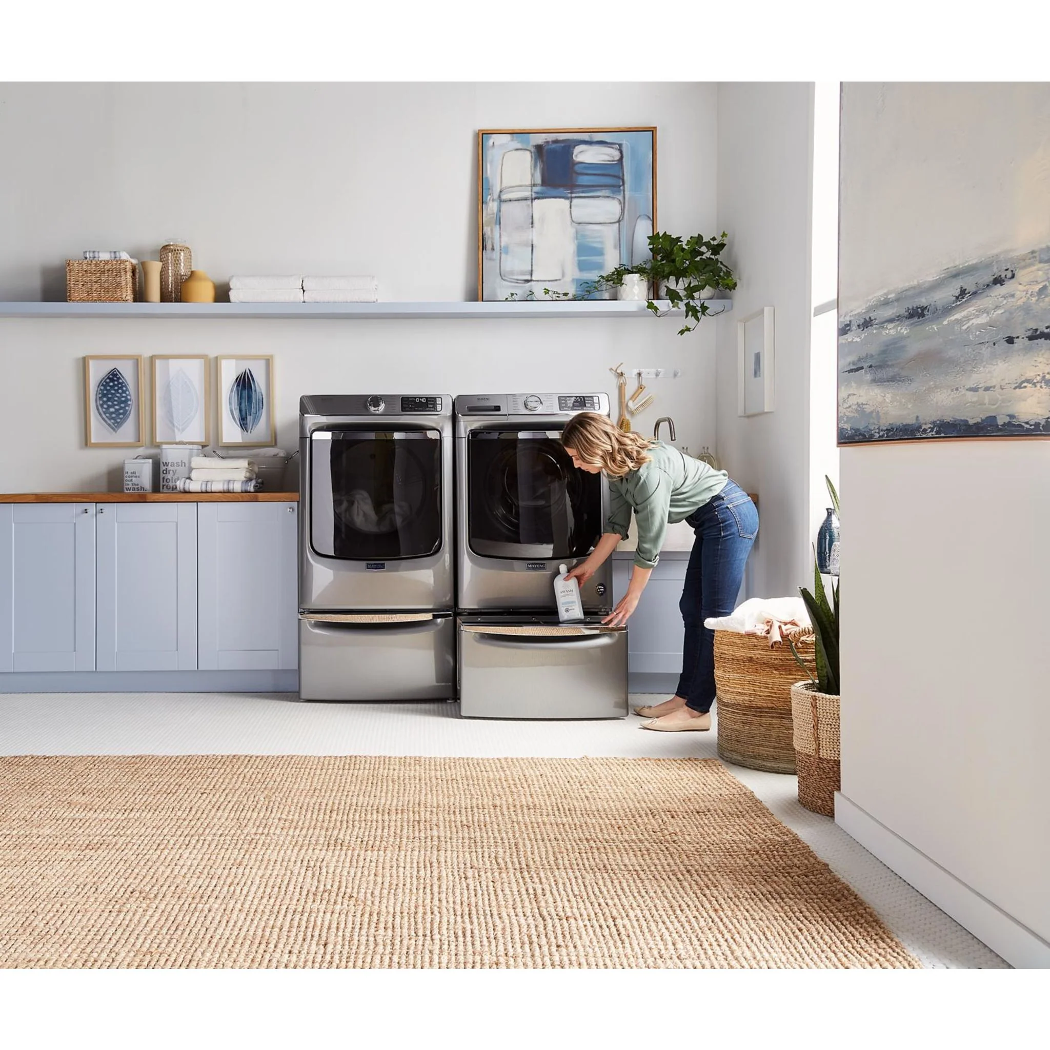 Maytag Smart Front Load Electric Dryer with Extra Power and Advanced Moisture Sensing with industry-exclusive extra moisture sensor - 7.3 cu. ft. -Metallic Slate (YMED8630HC) - Image 12
