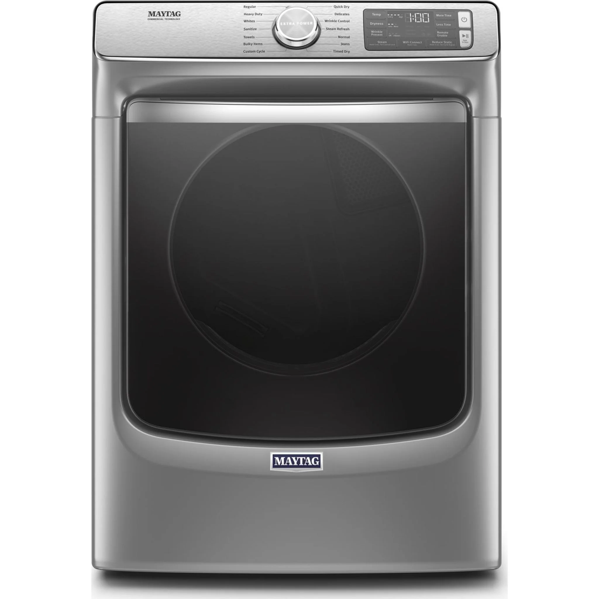 Maytag Smart Front Load Electric Dryer with Extra Power and Advanced Moisture Sensing with industry-exclusive extra moisture sensor - 7.3 cu. ft. -Metallic Slate (YMED8630HC) - Image 19