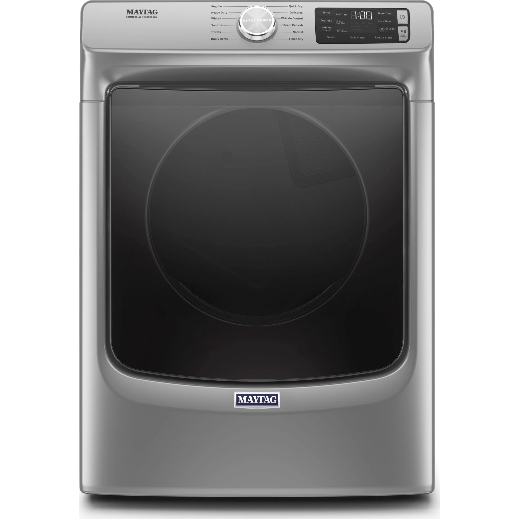Maytag Front Load Gas Dryer with Extra Power and Quick Dry Cycle - 7.3 cu. ft. -Metallic Slate (MGD6630HC) - Image 16