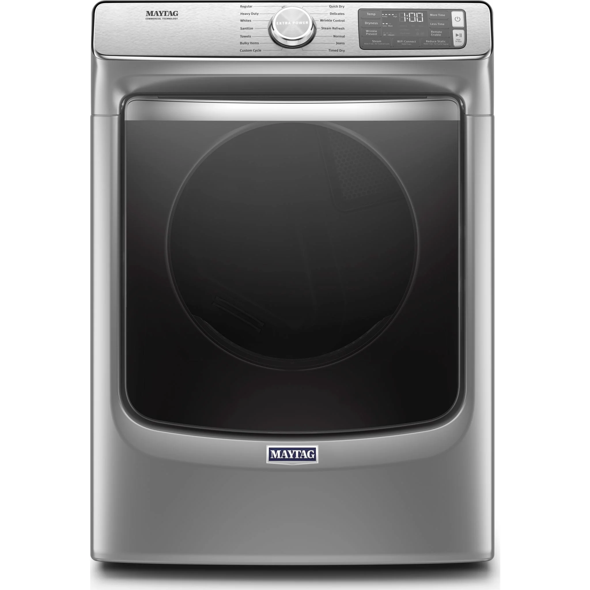 Maytag Smart Front Load Gas Dryer with Extra Power and Advanced Moisture Sensing with industry-exclusive extra moisture sensor - 7.3 cu. ft. -Metallic Slate (MGD8630HC) - Image 17
