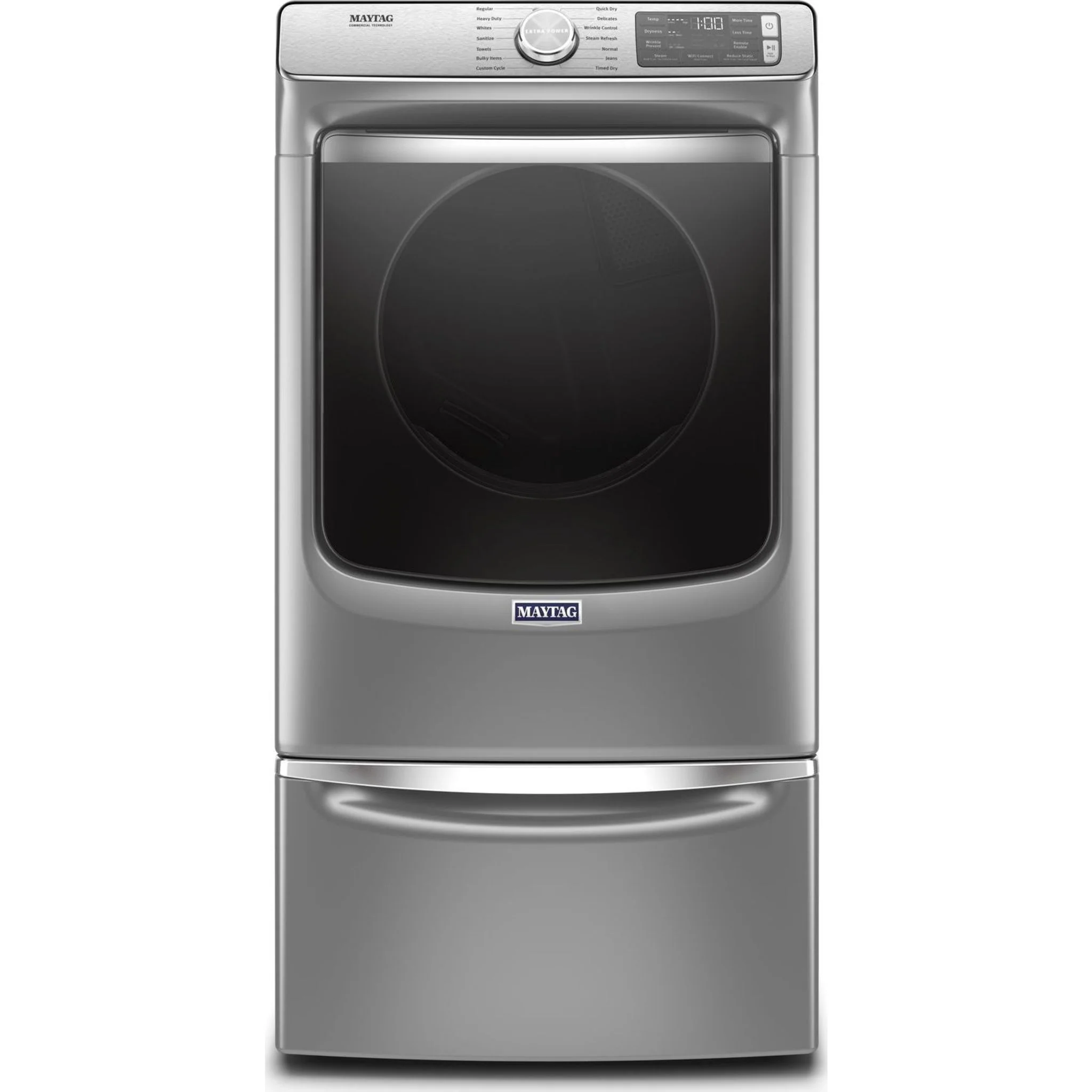 Maytag Smart Front Load Gas Dryer with Extra Power and Advanced Moisture Sensing with industry-exclusive extra moisture sensor - 7.3 cu. ft. -Metallic Slate (MGD8630HC) - Image 20