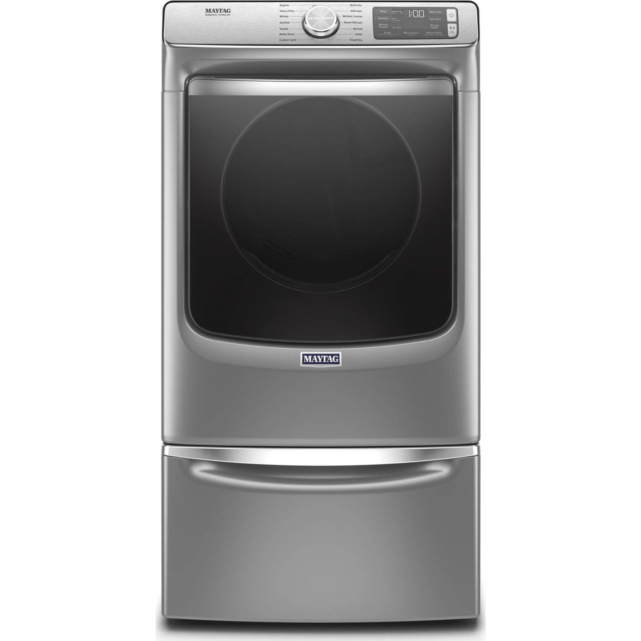 Maytag Smart Front Load Gas Dryer with Extra Power and Advanced Moisture Sensing with industry-exclusive extra moisture sensor - 7.3 cu. ft. -Metallic Slate (MGD8630HC) - Image 27