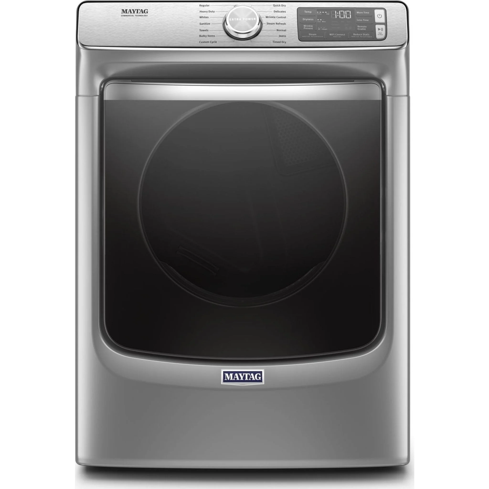 Maytag Smart Front Load Gas Dryer with Extra Power and Advanced Moisture Sensing with industry-exclusive extra moisture sensor - 7.3 cu. ft. -Metallic Slate (MGD8630HC) - Image 7