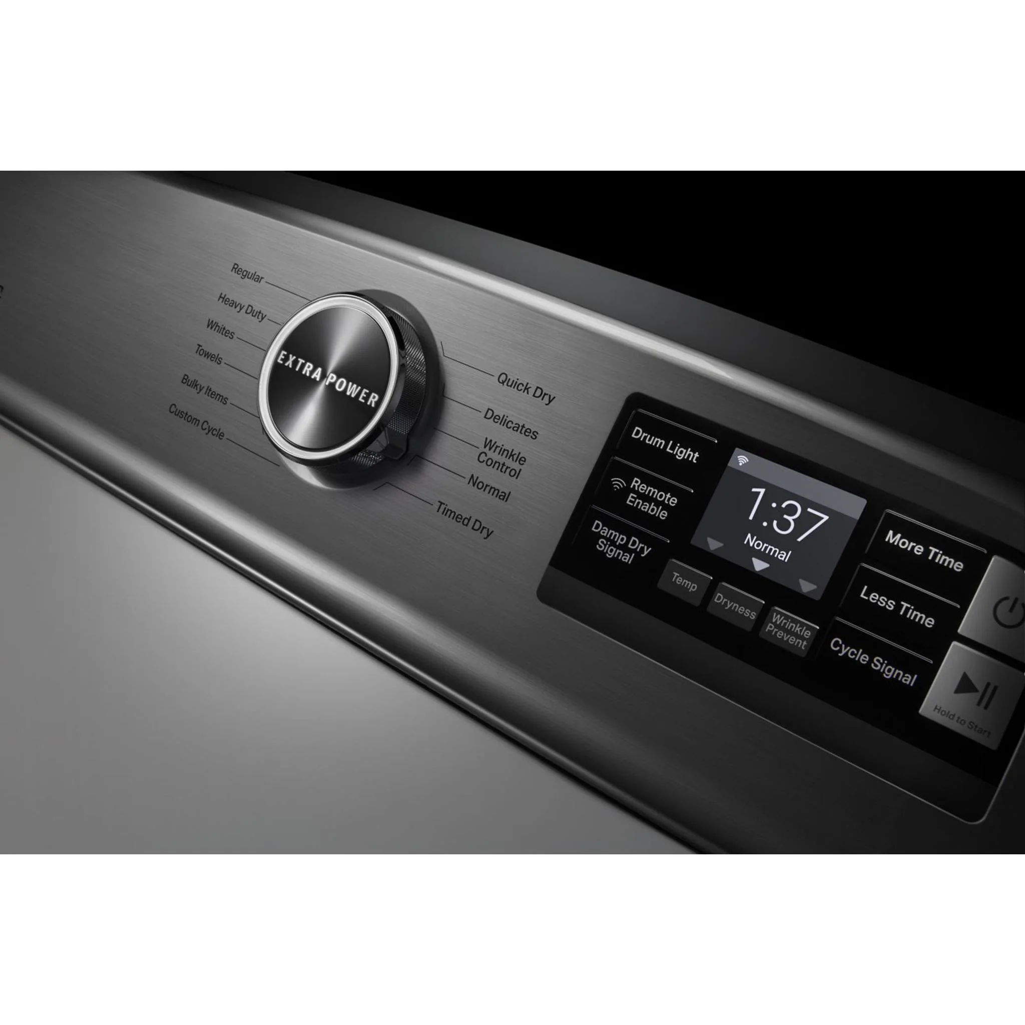 Maytag Smart Top Load Electric Dryer with Extra Power Button - 7.4 cu.ft. - White (YMED6230HW) - Image 10