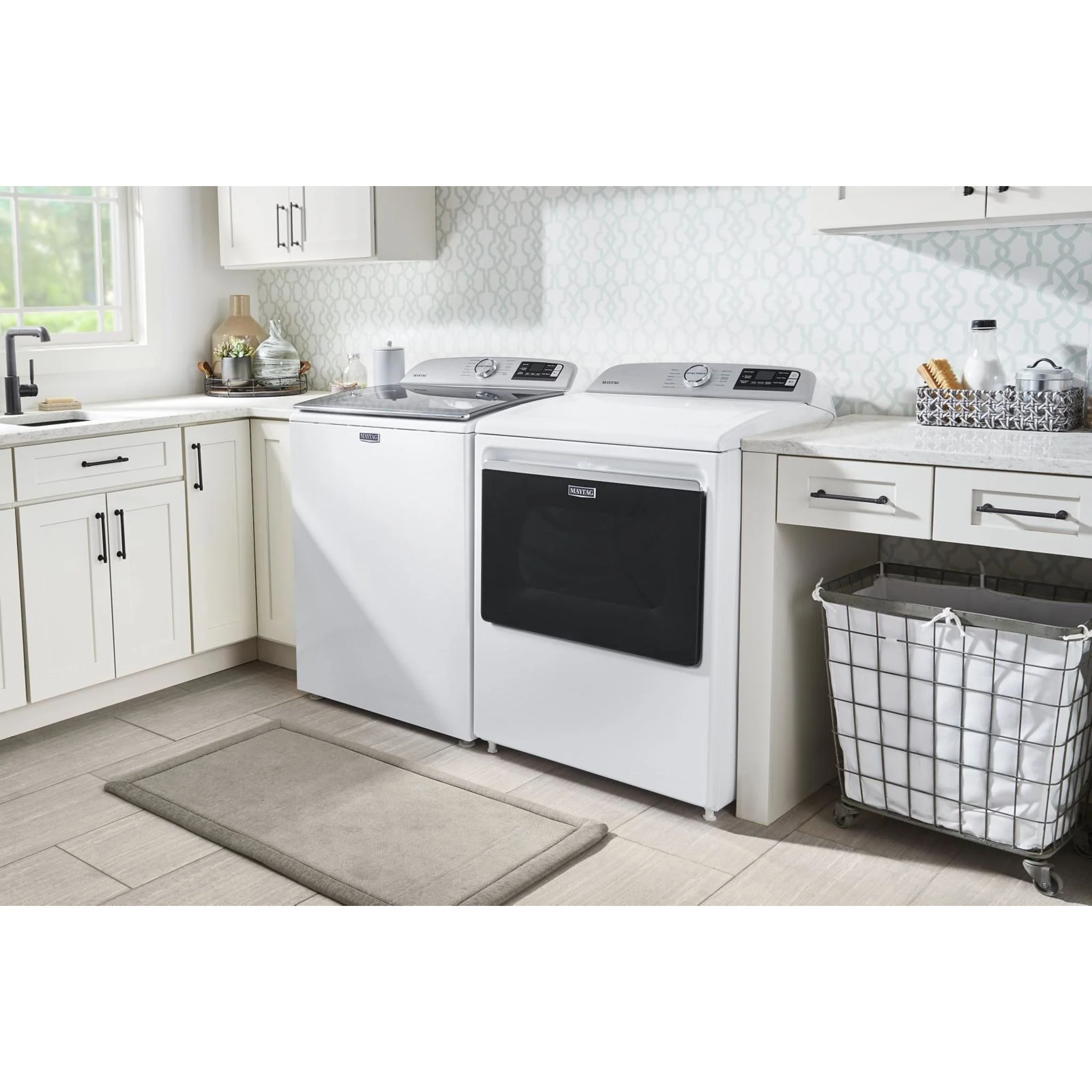 Maytag Smart Top Load Electric Dryer with Extra Power Button - 7.4 cu.ft. - White (YMED6230HW) - Image 15