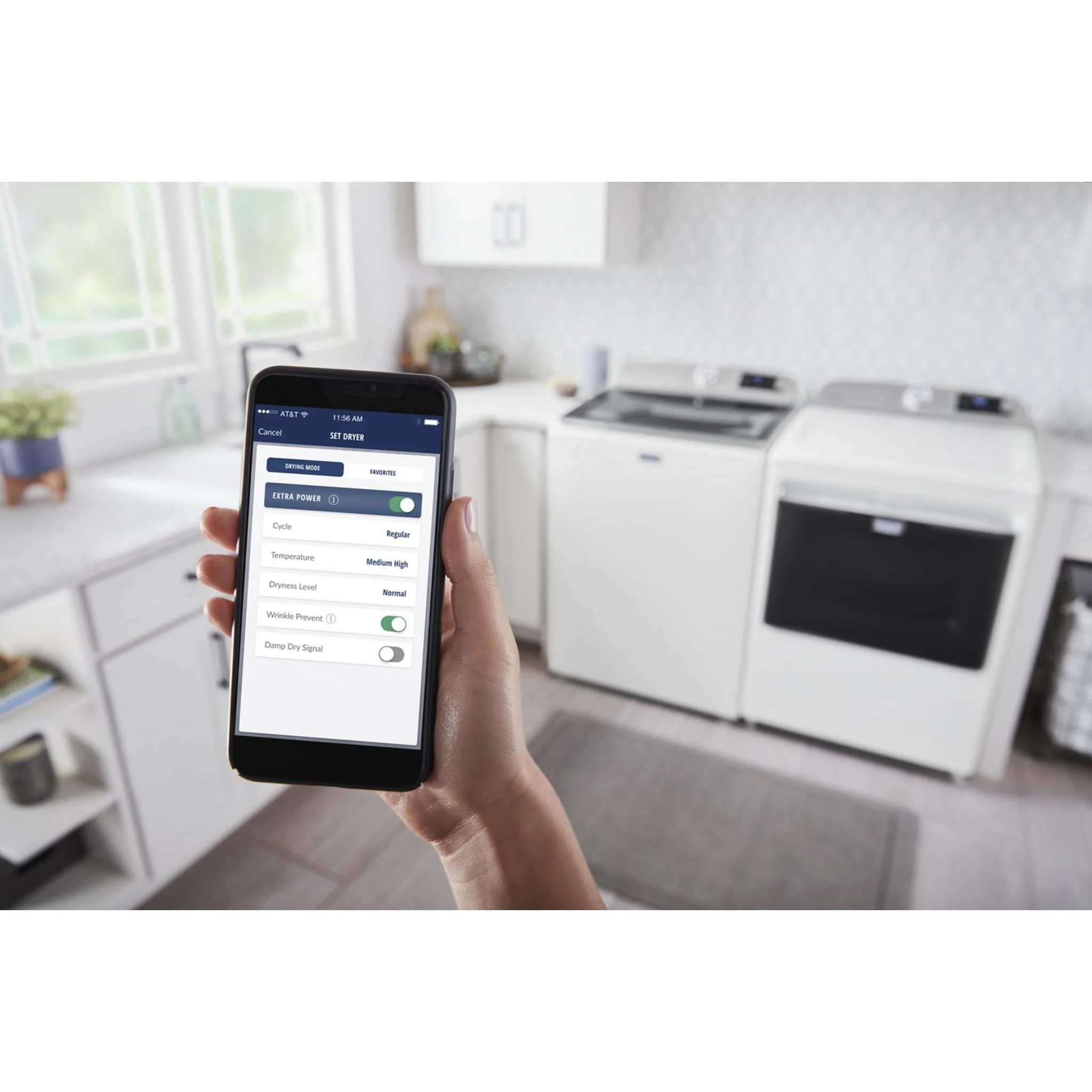 Maytag Smart Top Load Electric Dryer with Extra Power Button - 7.4 cu.ft. - White (YMED6230HW) - Image 27