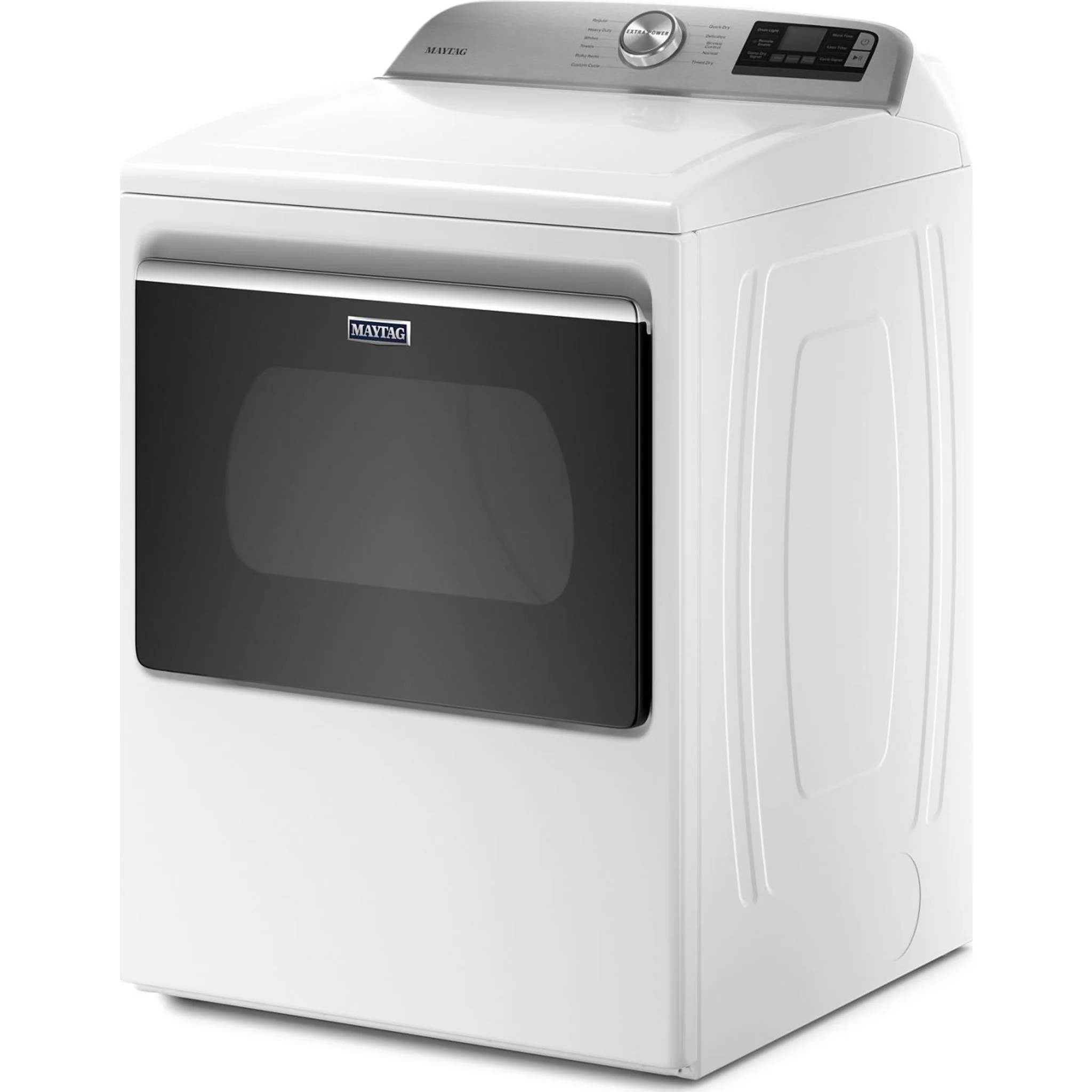 Maytag Smart Top Load Electric Dryer with Extra Power Button - 7.4 cu.ft. - White (YMED6230HW) - Image 4