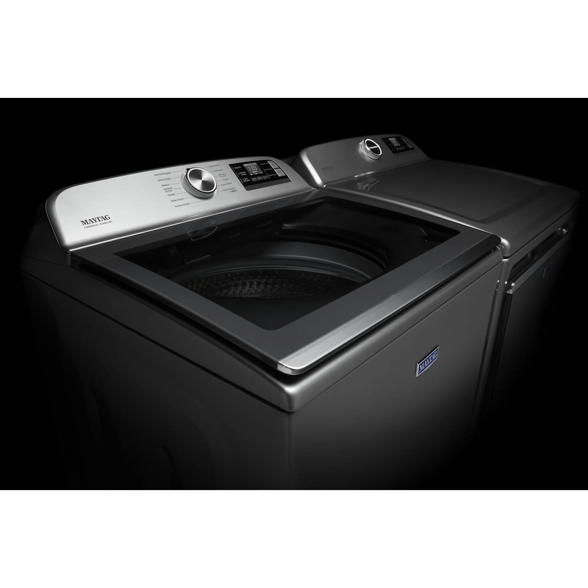 Maytag Smart Top Load Electric Dryer with Extra Power Button - 7.4 cu.ft. - Metallic Slate (YMED7230HC) - Image 17