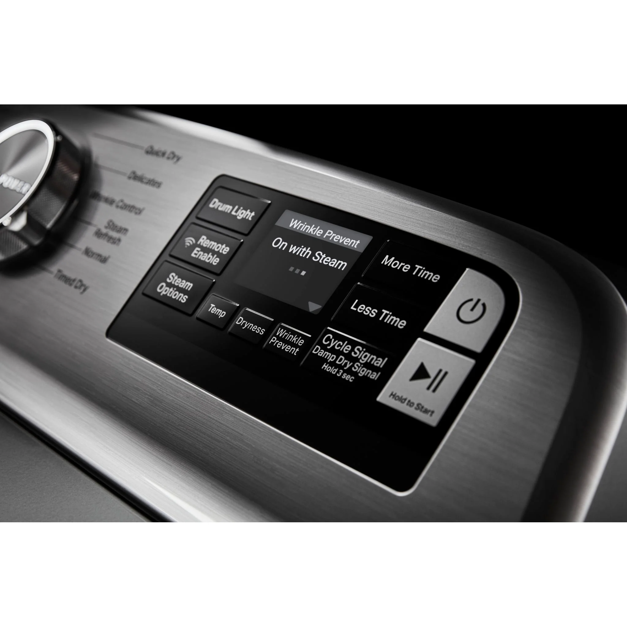 Maytag Smart Top Load Electric Dryer with Extra Power Button - 7.4 cu.ft. - Metallic Slate (YMED7230HC) - Image 4
