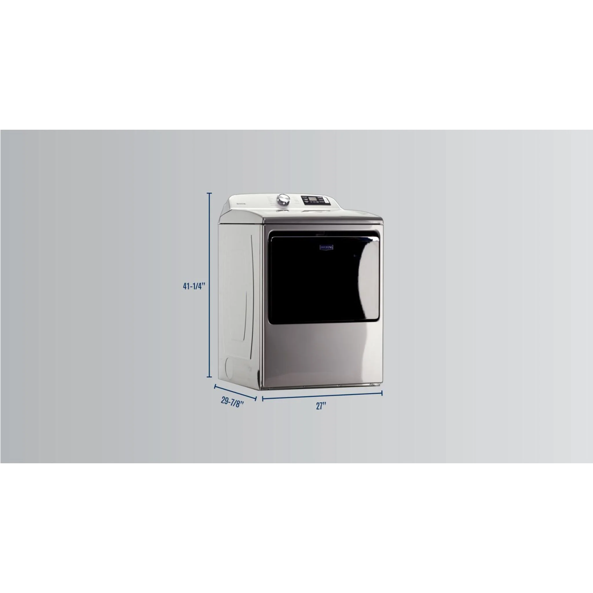 Maytag Smart Top Load Gas Dryer with Extra Power Button - 7.4 cu.ft. - Metallic Slate (MGD6230HC) - Image 58