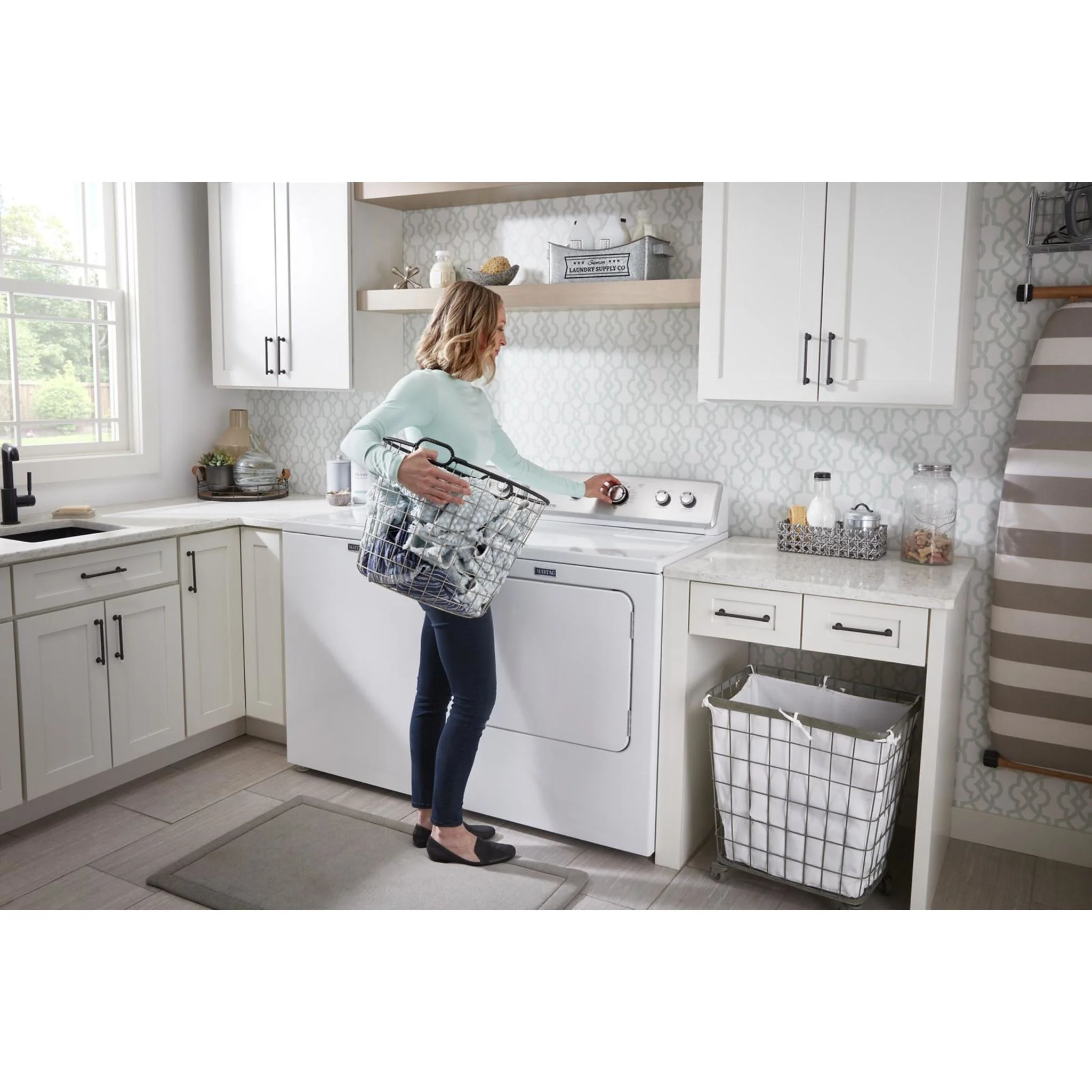 Maytag Large Capacity Top Load Dryer with Wrinkle Control7.0 cu. ft. (YMEDC465HW) - Image 11