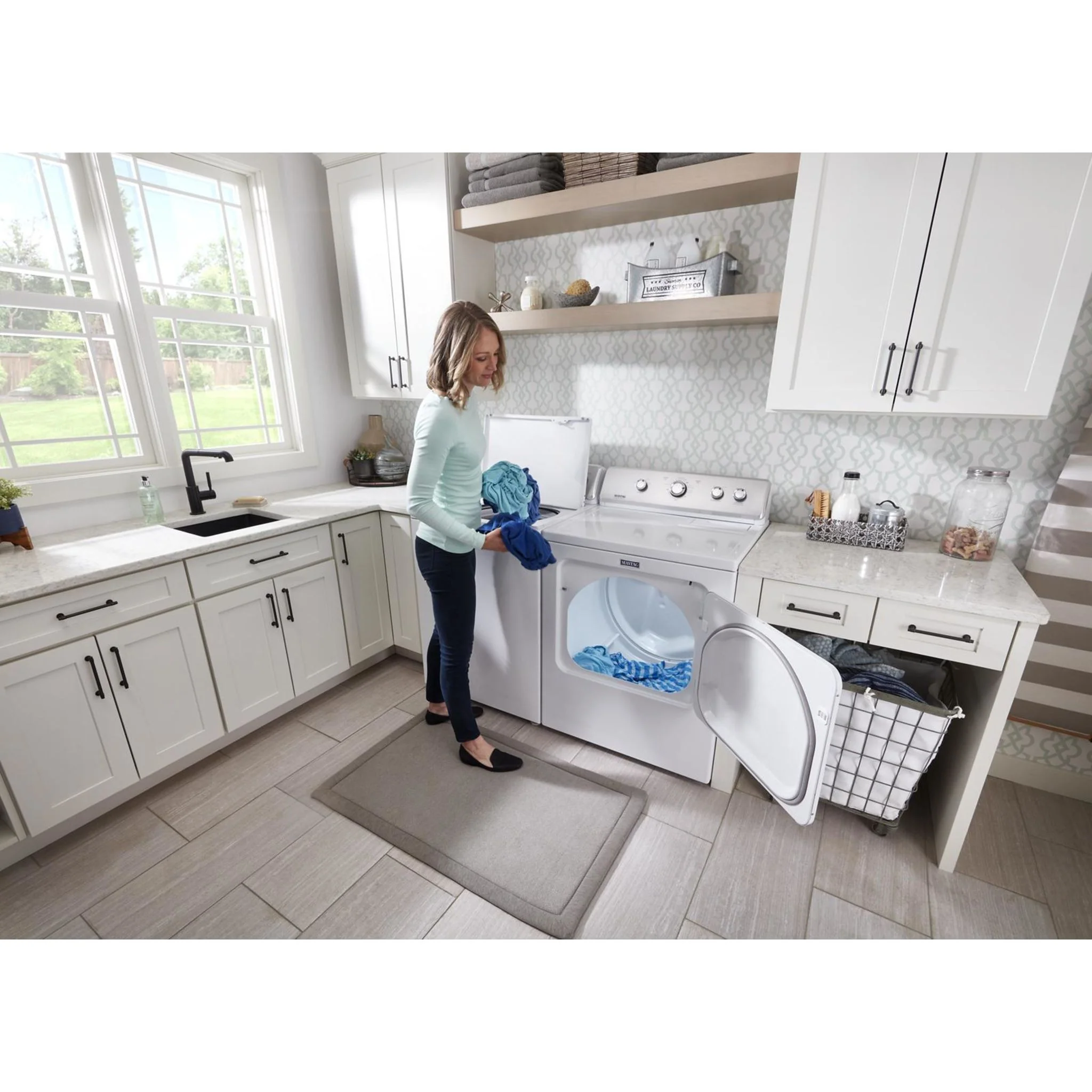 Maytag Large Capacity Top Load Dryer with Wrinkle Control7.0 cu. ft. (YMEDC465HW) - Image 14