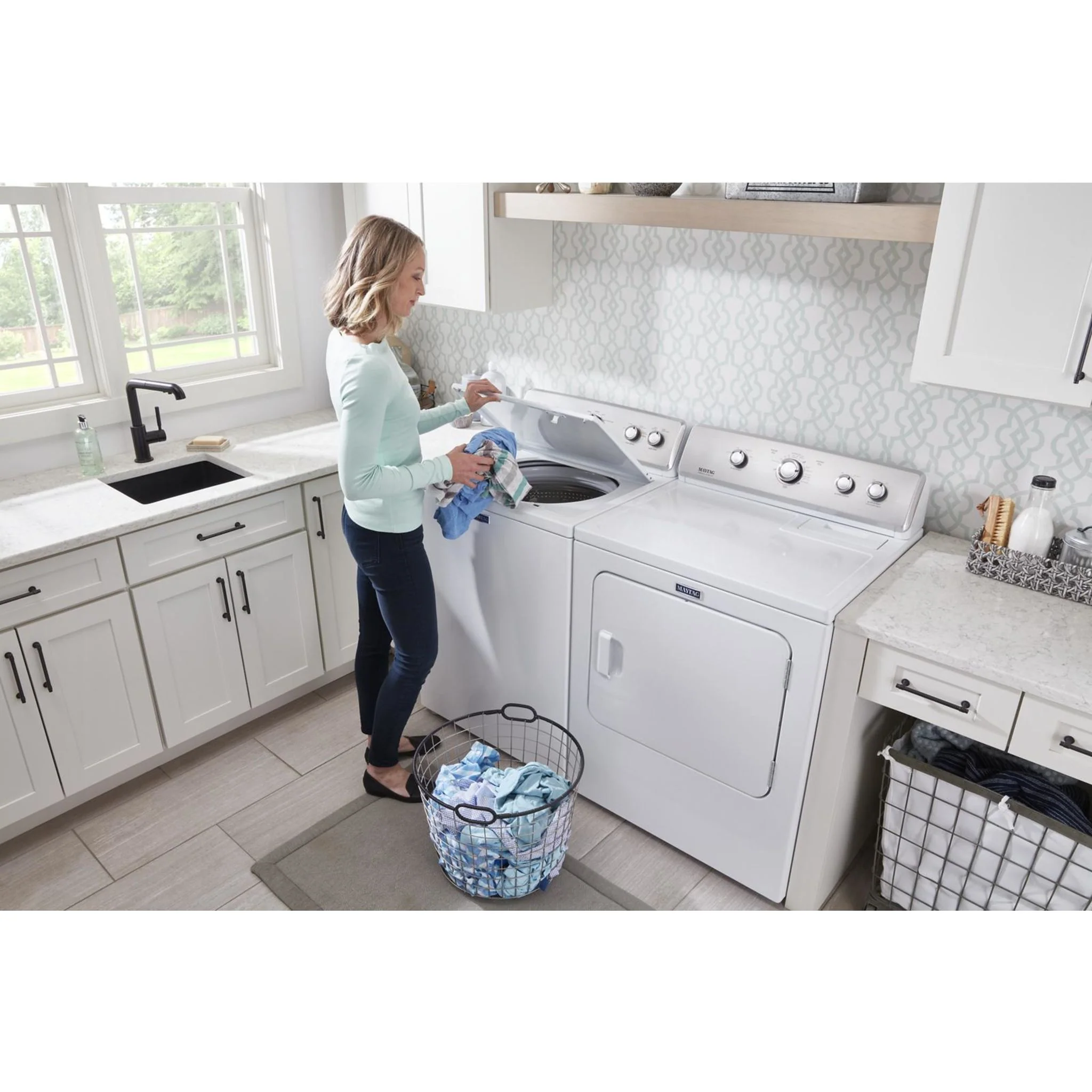 Maytag Large Capacity Top Load Dryer with Wrinkle Control7.0 cu. ft. (YMEDC465HW) - Image 19