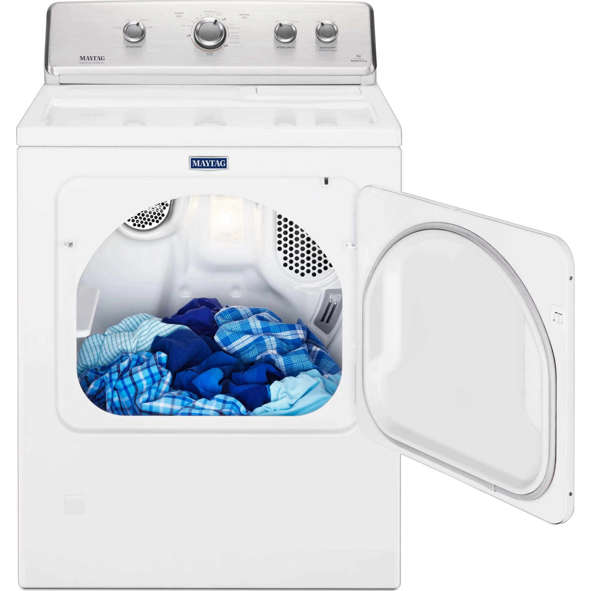 Maytag Large Capacity Top Load Dryer with Wrinkle Control7.0 cu. ft. (YMEDC465HW) - Image 3
