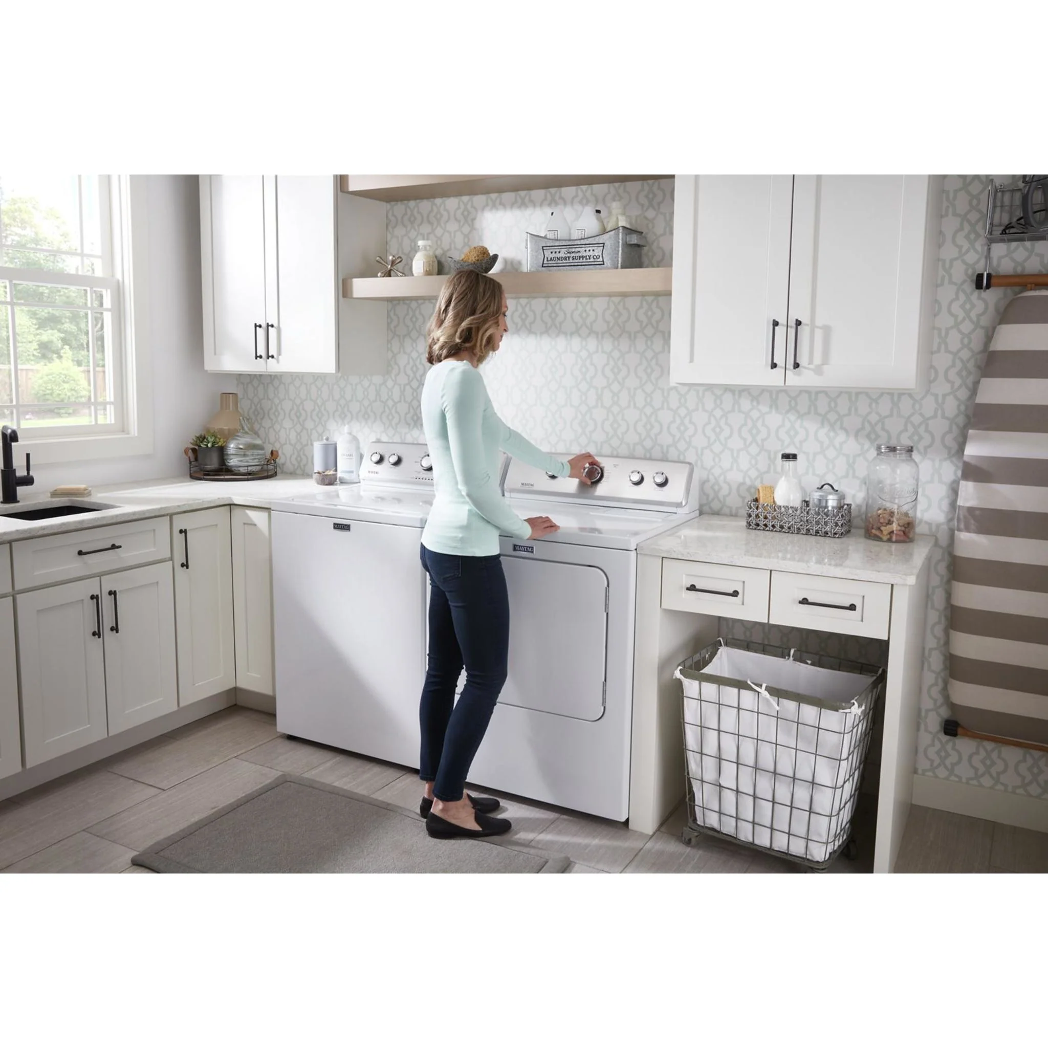 Maytag Large Capacity Top Load Dryer with Wrinkle Control7.0 cu. ft. (YMEDC465HW) - Image 32