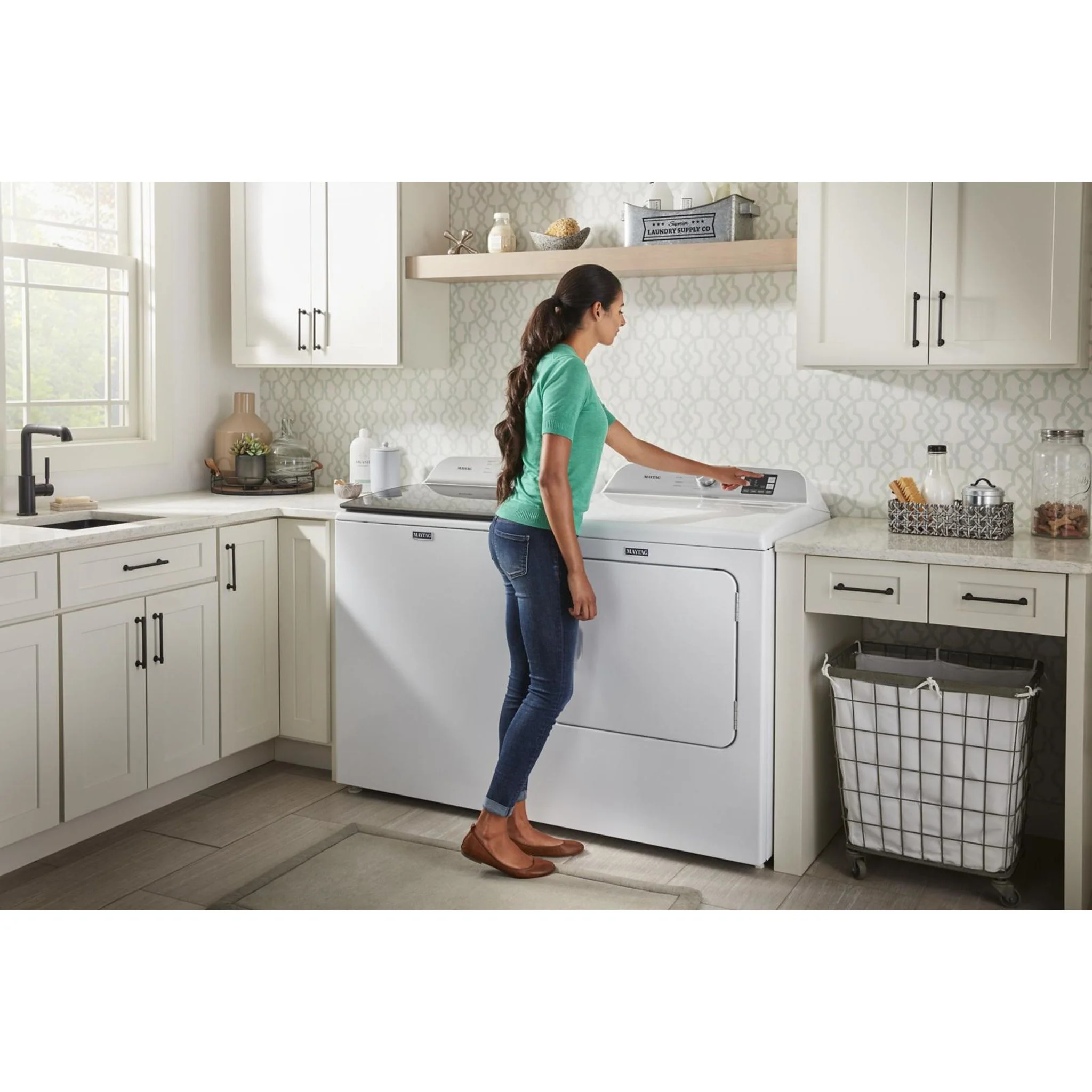Maytag Top Load Gas Dryer with Advanced Moisture Sensing - 7.0 cu. ft. (MGD6200KW) - Image 23