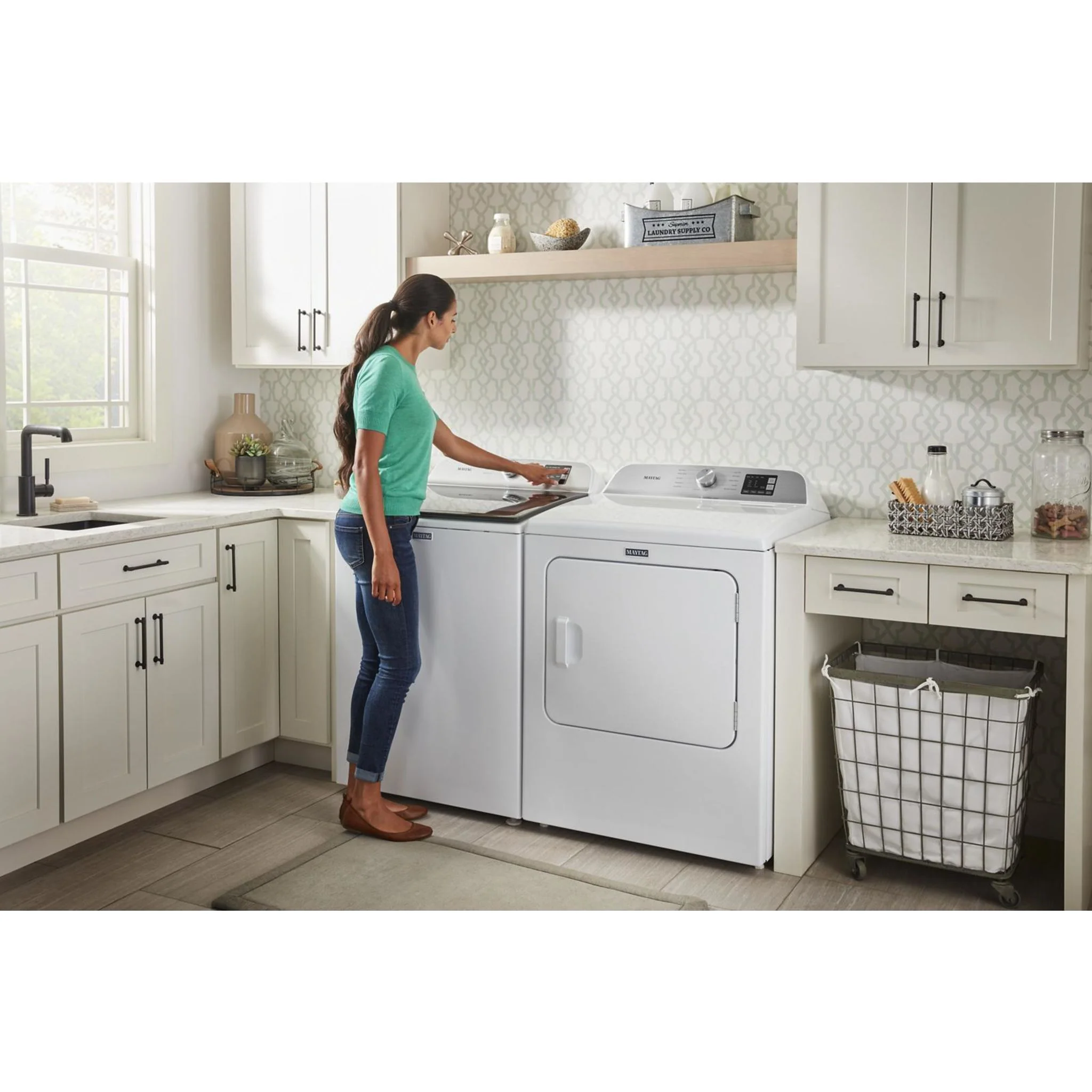 Maytag Top Load Gas Dryer with Advanced Moisture Sensing - 7.0 cu. ft. (MGD6200KW) - Image 41