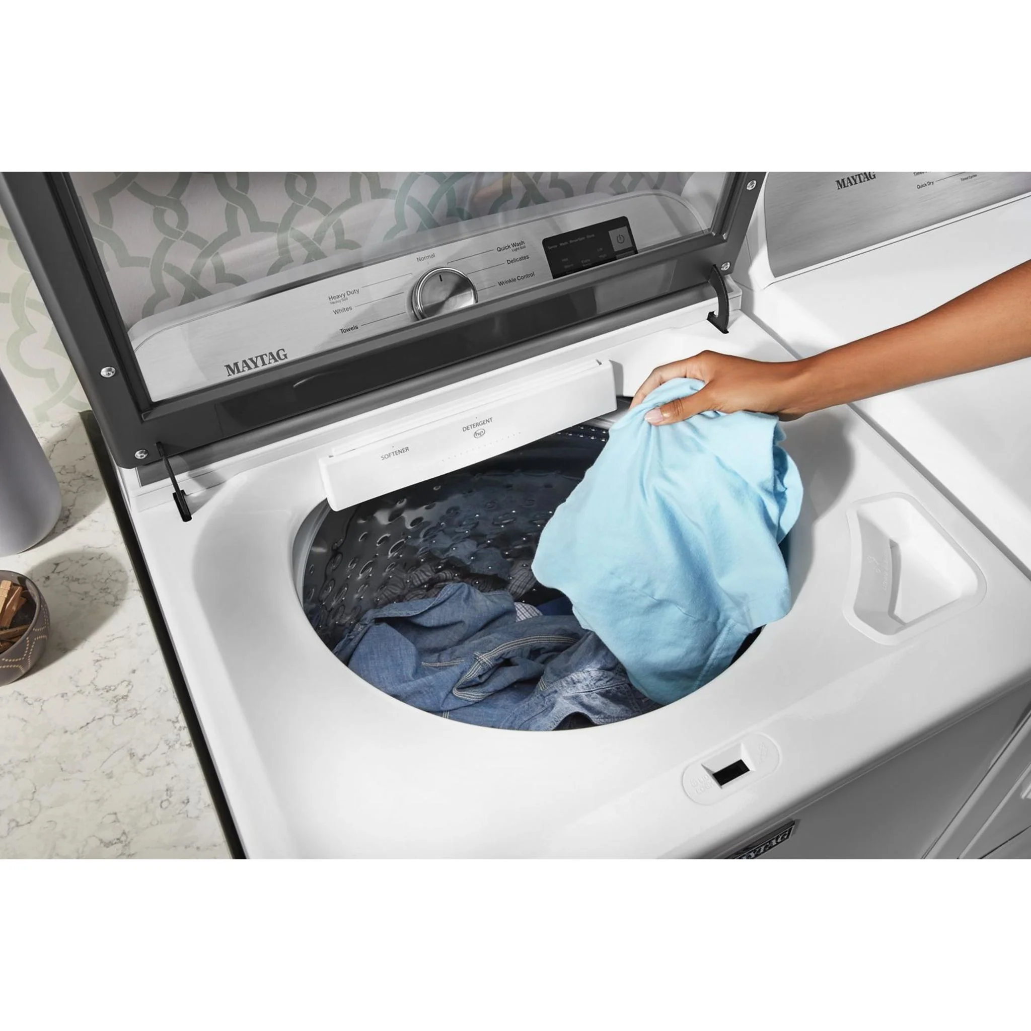 Maytag Top Load Gas Dryer with Advanced Moisture Sensing - 7.0 cu. ft. (MGD6200KW) - Image 49