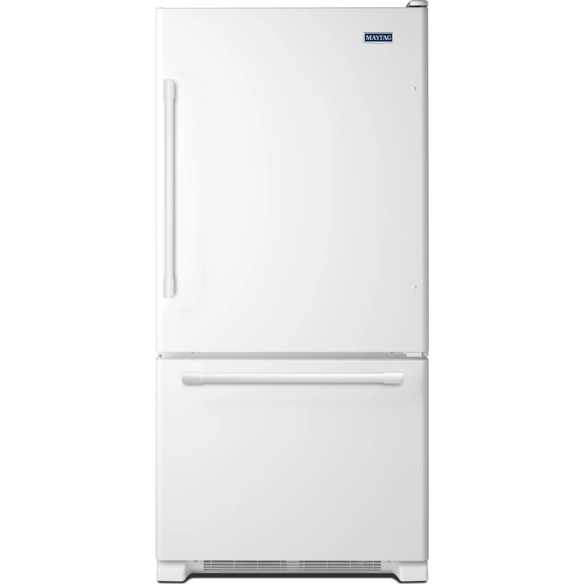 Maytag 30-inch Bottom Freezer Refrigerator with Freezer Drawer -White-on-White (MBB1957FEW) - Image 7