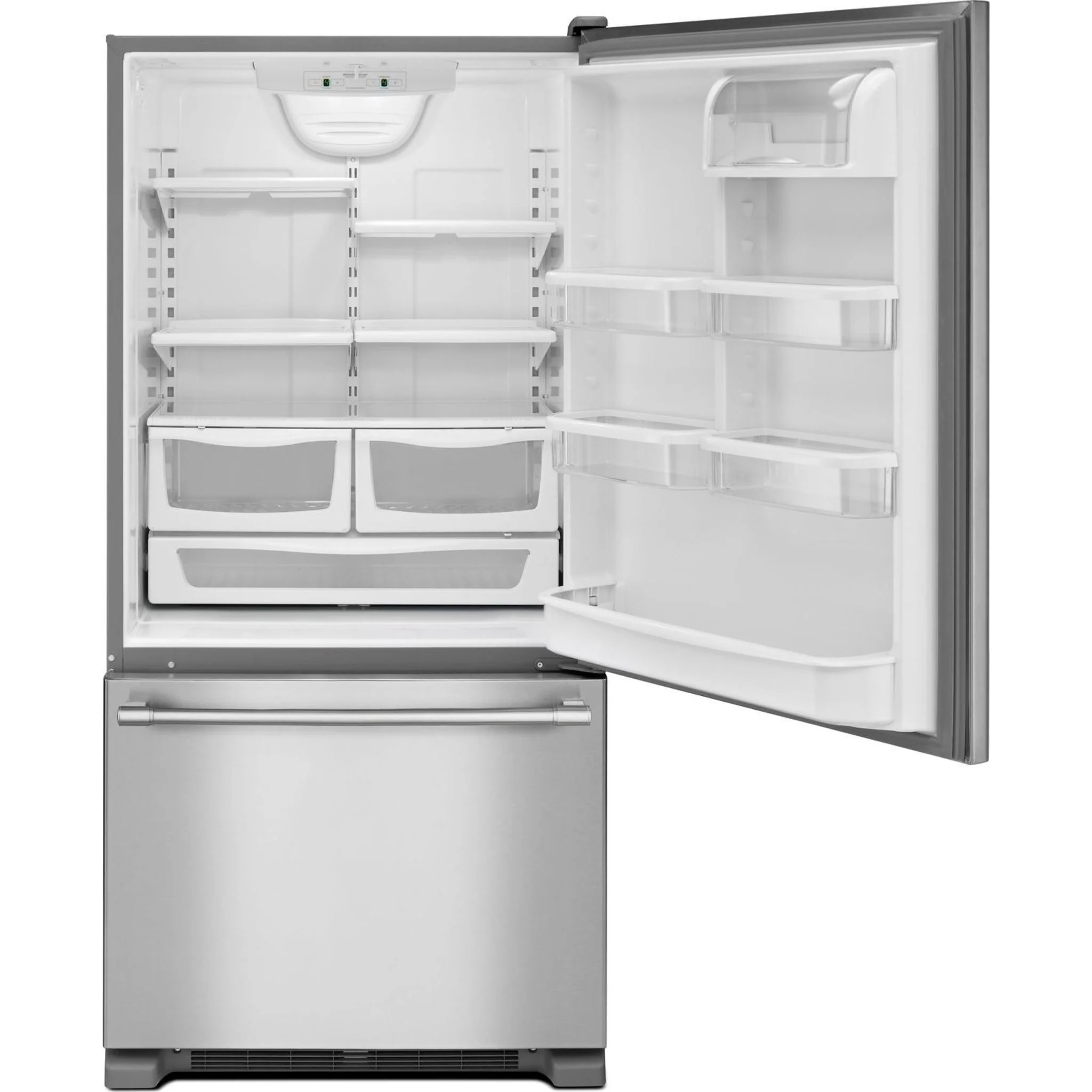 Maytag 33-Inch Wide Bottom Mount Refrigerator - 22 Cu. Ft. -Stainless Steel (MBF2258FEZ) - Image 13