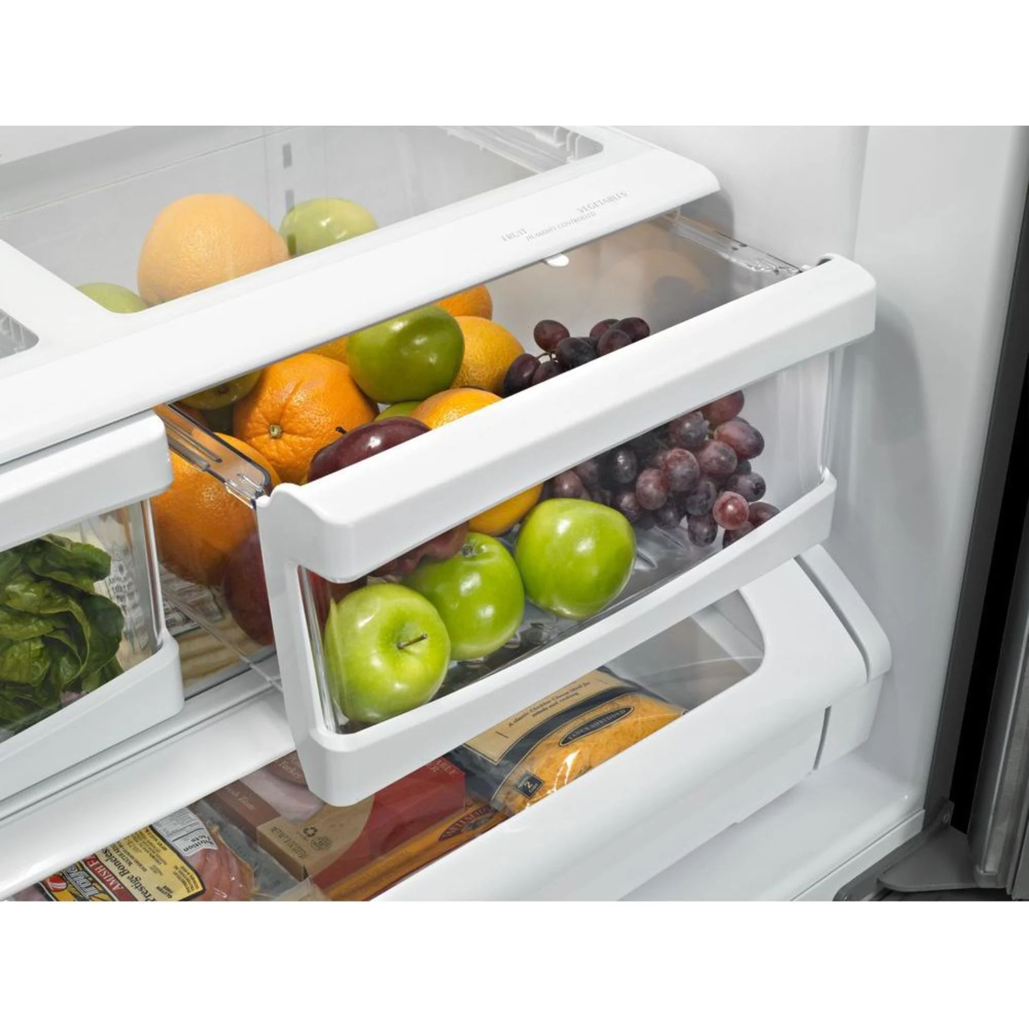 Maytag 33-Inch Wide Bottom Mount Refrigerator - 22 Cu. Ft. -Stainless Steel (MBF2258FEZ) - Image 4