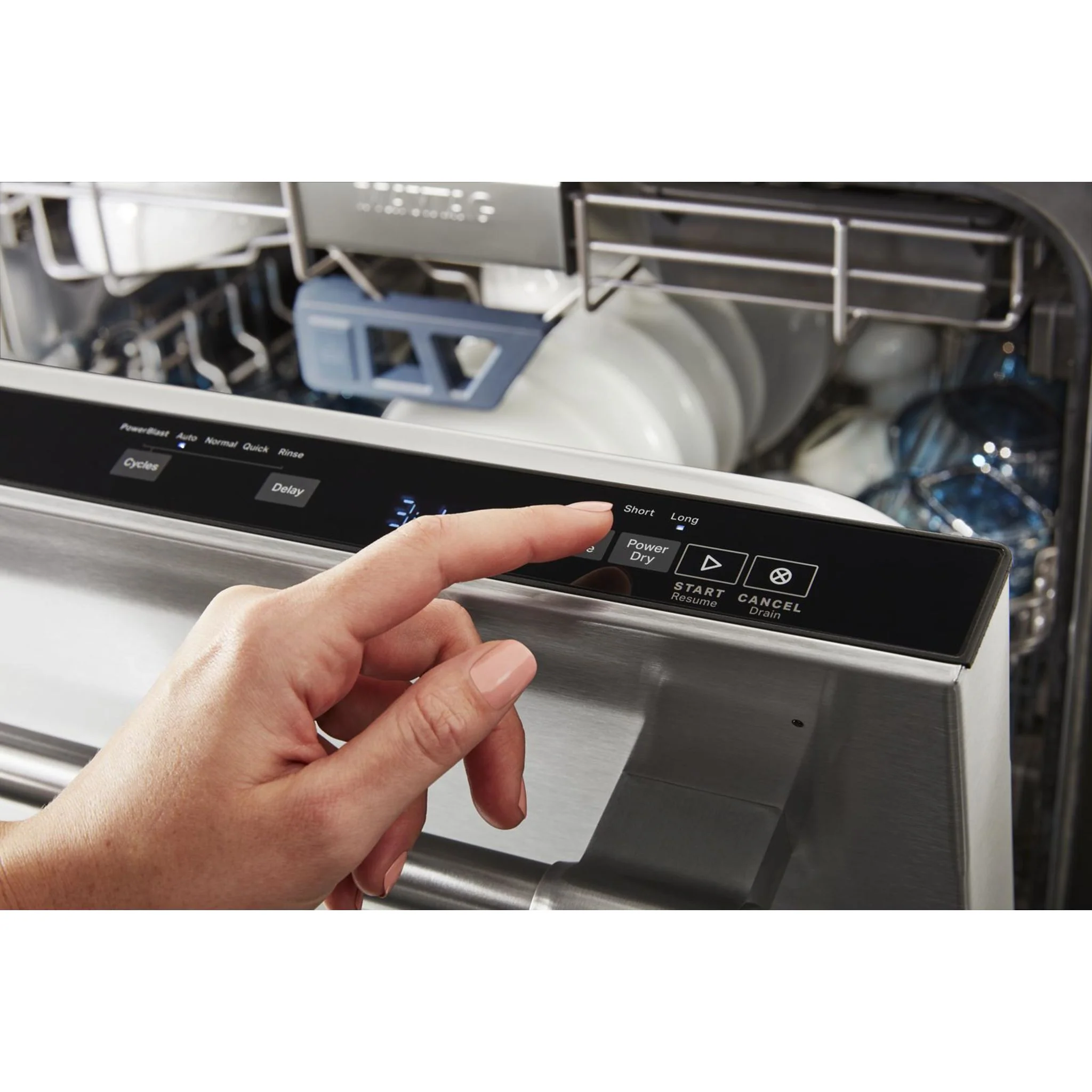 Maytag Top control dishwasher with Third Level Rack and Dual Power Filtration - Stainless Steel (MDB9979SKZ) - Image 10