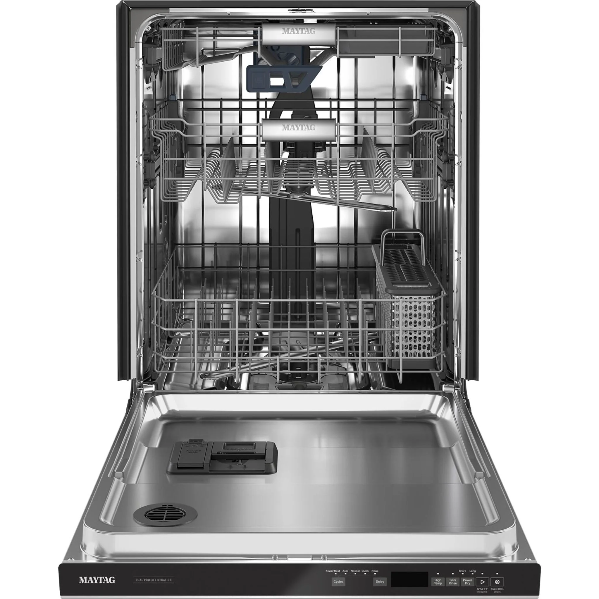 Maytag Top control dishwasher with Third Level Rack and Dual Power Filtration - Stainless Steel (MDB9979SKZ) - Image 15