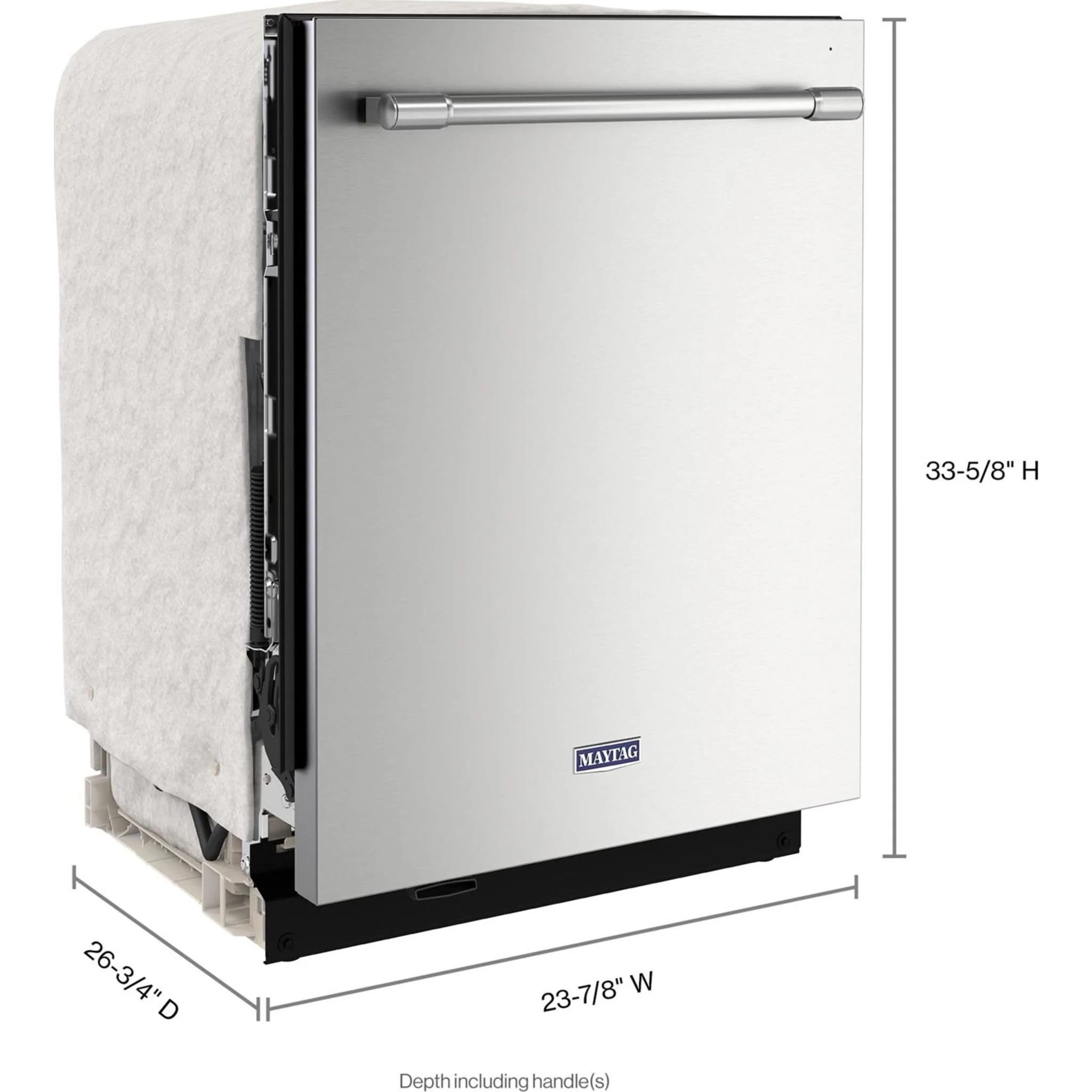 Maytag Top control dishwasher with Third Level Rack and Dual Power Filtration - Stainless Steel (MDB9979SKZ) - Image 56
