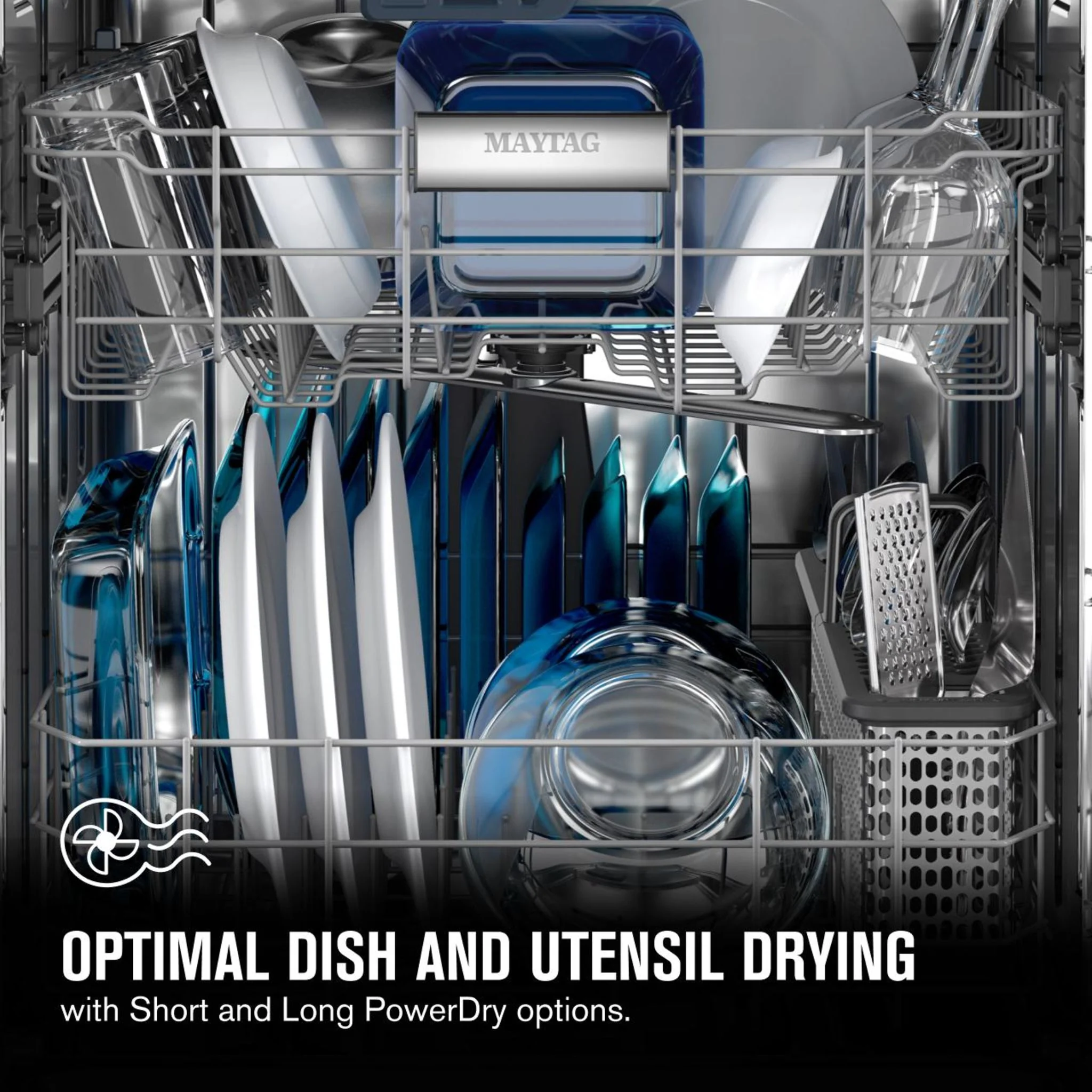 Maytag Top control dishwasher with Third Level Rack and Dual Power Filtration - Stainless Steel (MDB9979SKZ) - Image 62
