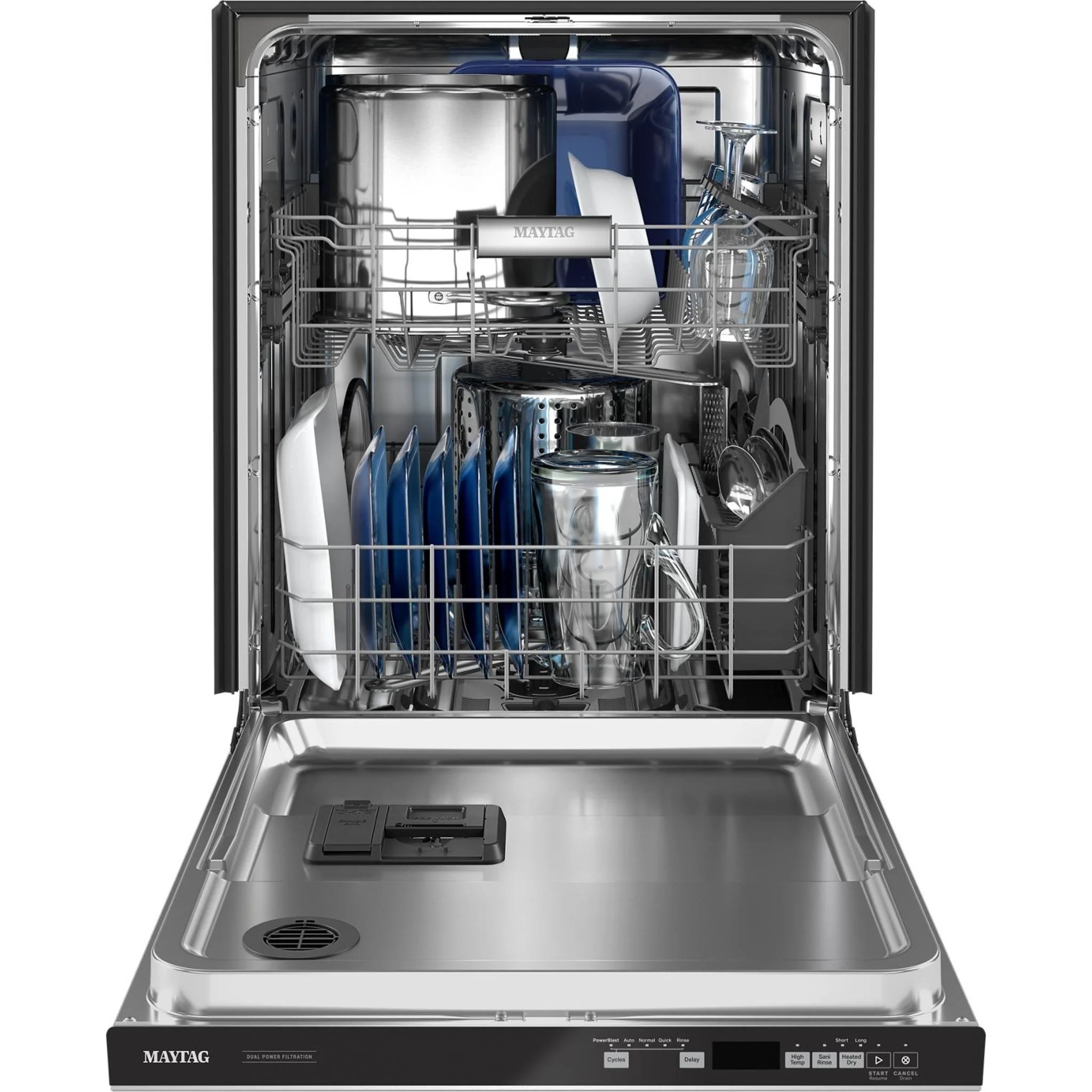 Maytag Top control dishwasher with Dual Power Filtration - Stainless Steel (MDB7959SKZ) - Image 15