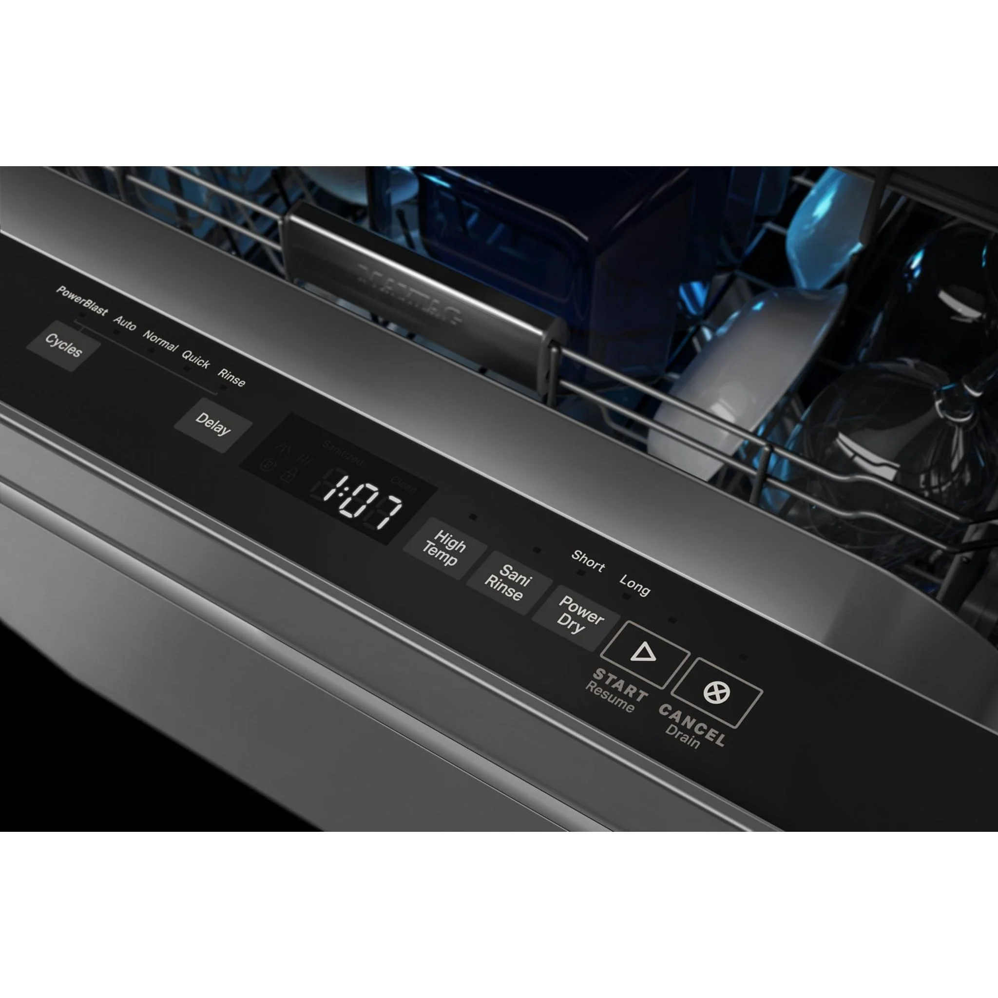Maytag Top Control Dishwasher with Dual Power Filtration, Power  Cycle and 3rd Level Rack - Stainless Steel (MDB8959SKZ) - Image 16
