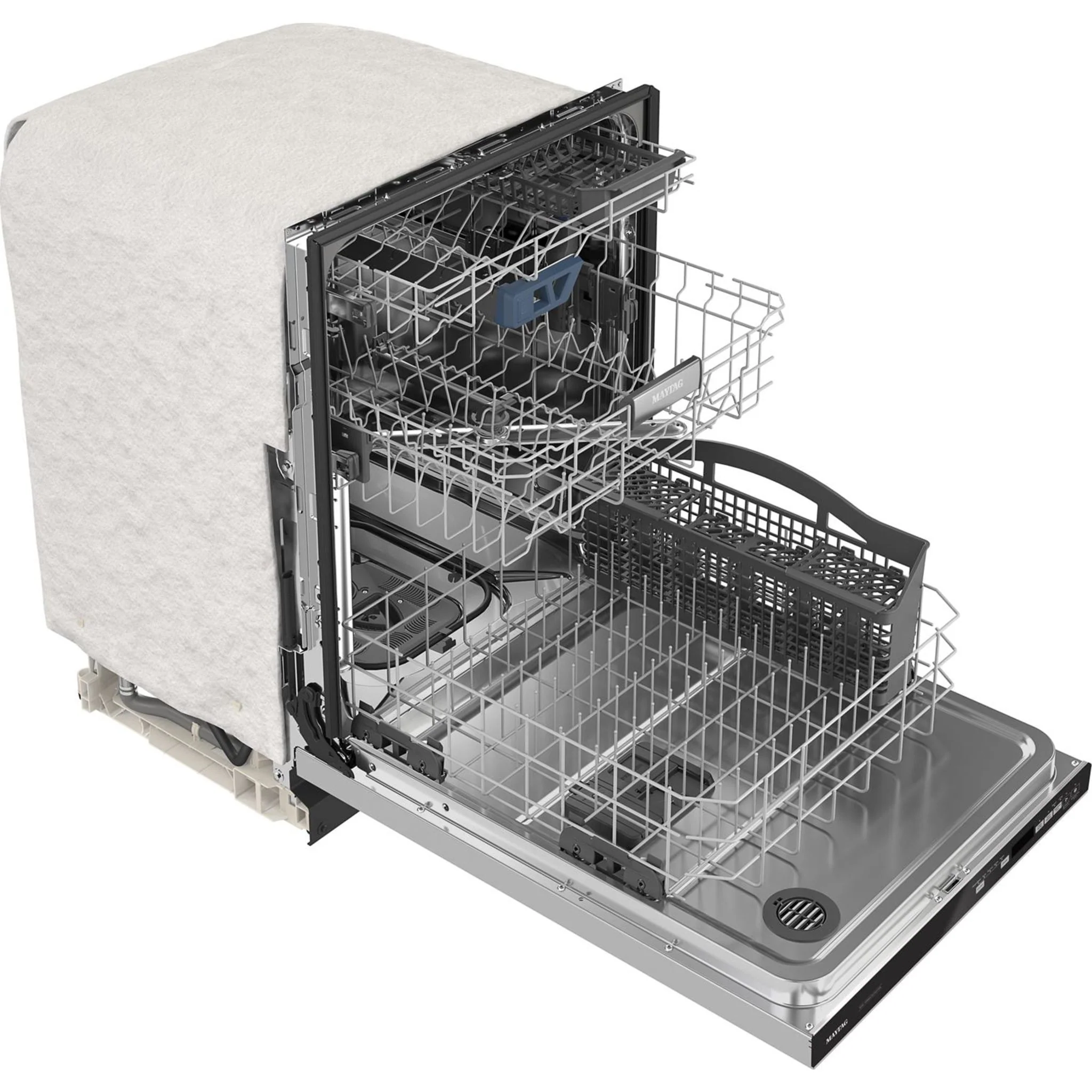 Maytag Top Control Dishwasher with Dual Power Filtration, Power  Cycle and 3rd Level Rack - Stainless Steel (MDB8959SKZ) - Image 21