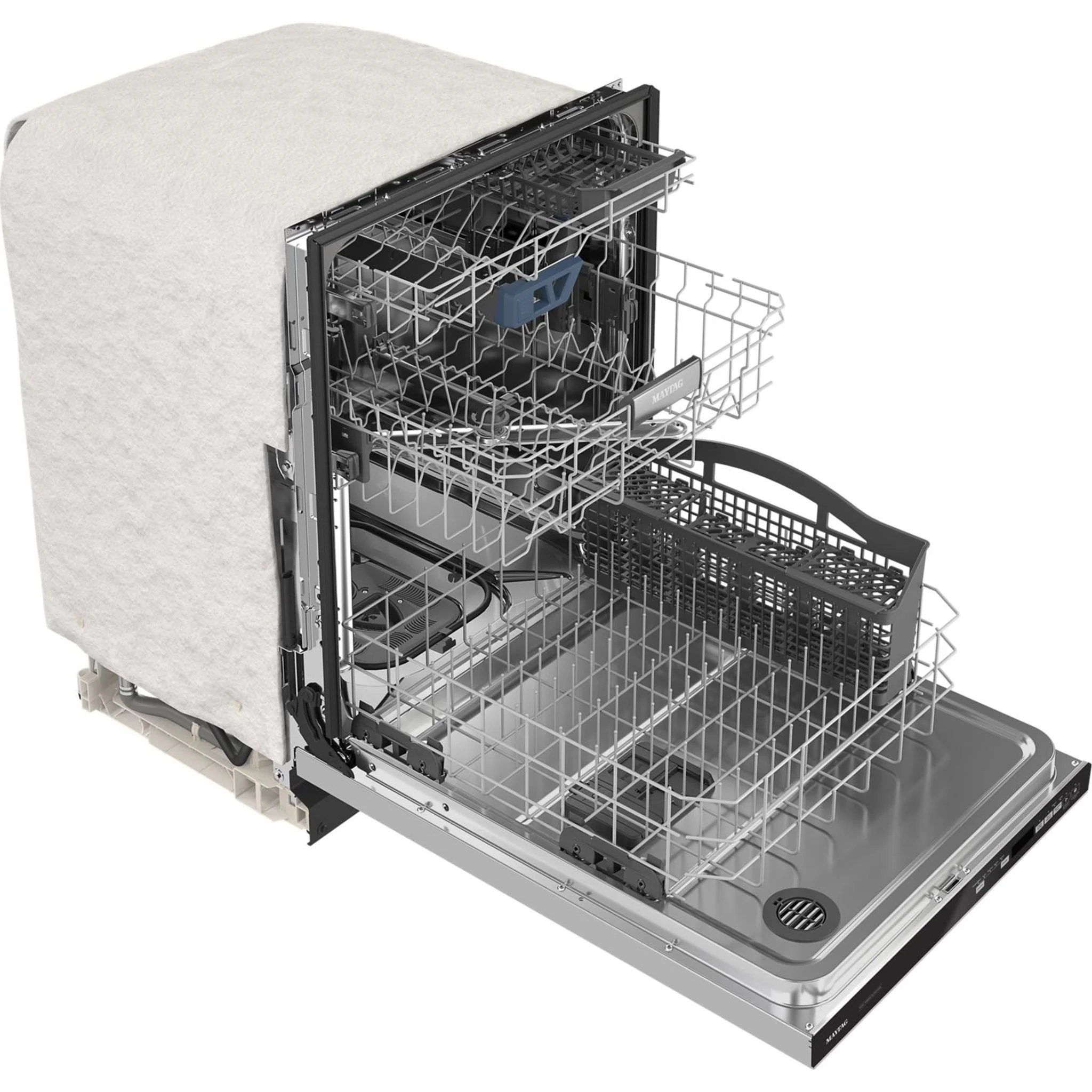 Maytag Top Control Dishwasher with Dual Power Filtration, Power  Cycle and 3rd Level Rack - Stainless Steel (MDB8959SKZ) - Image 23