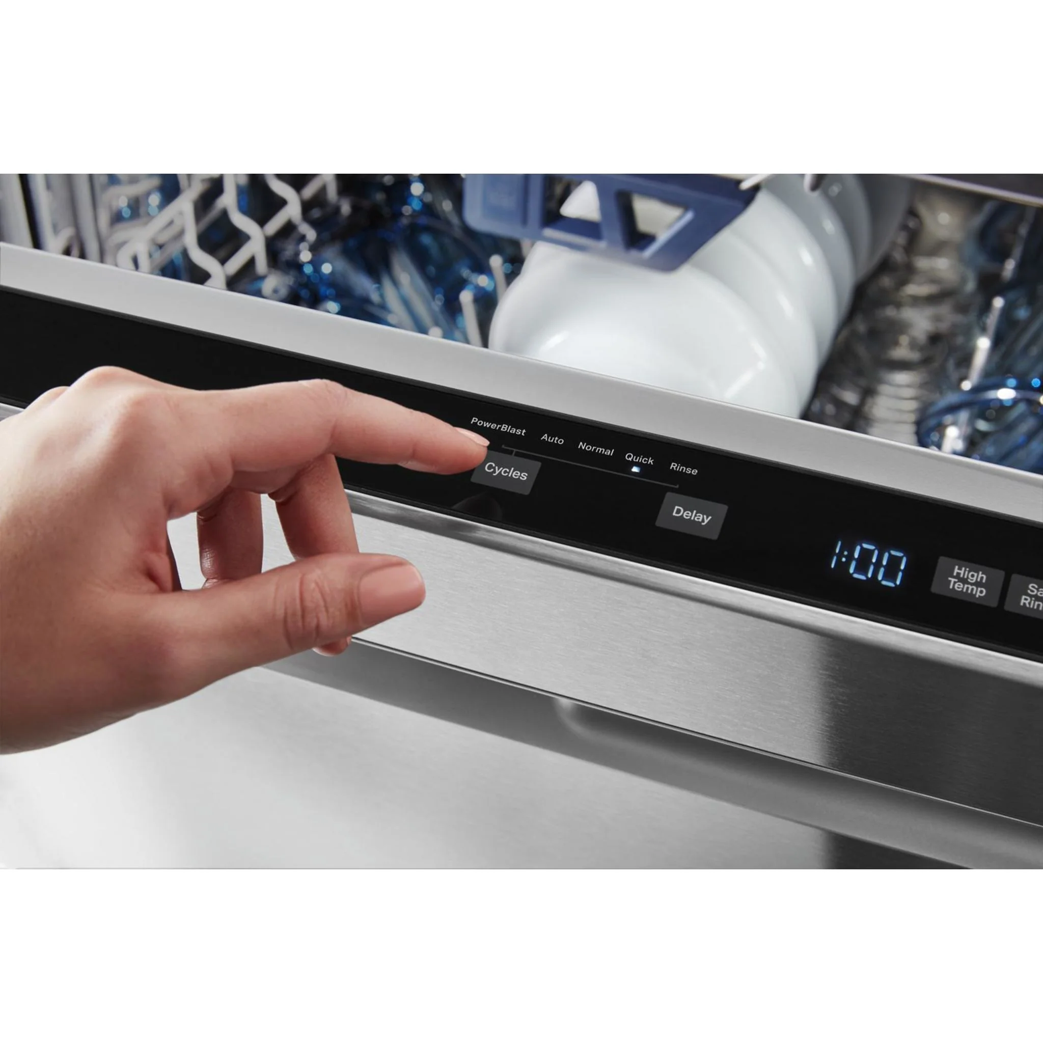 Maytag Top Control Dishwasher with Dual Power Filtration, Power  Cycle and 3rd Level Rack - Stainless Steel (MDB8959SKZ) - Image 44