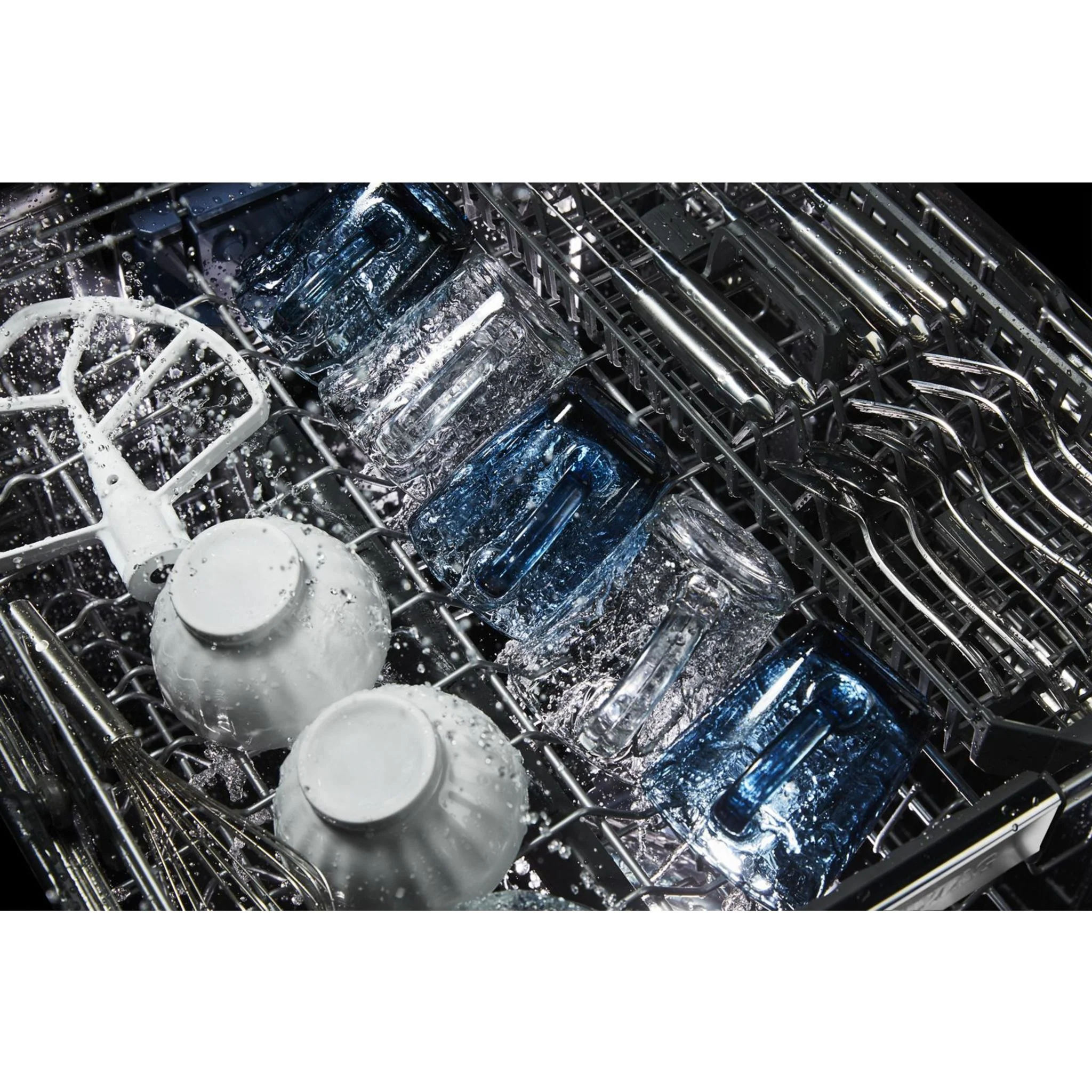 Maytag 24A€ Top Control Dishwasher with Dual Power Filtration, Power  Cycle and 3rd Level Rack - 47 dBA - White (MDB8959SKW) - Image 20