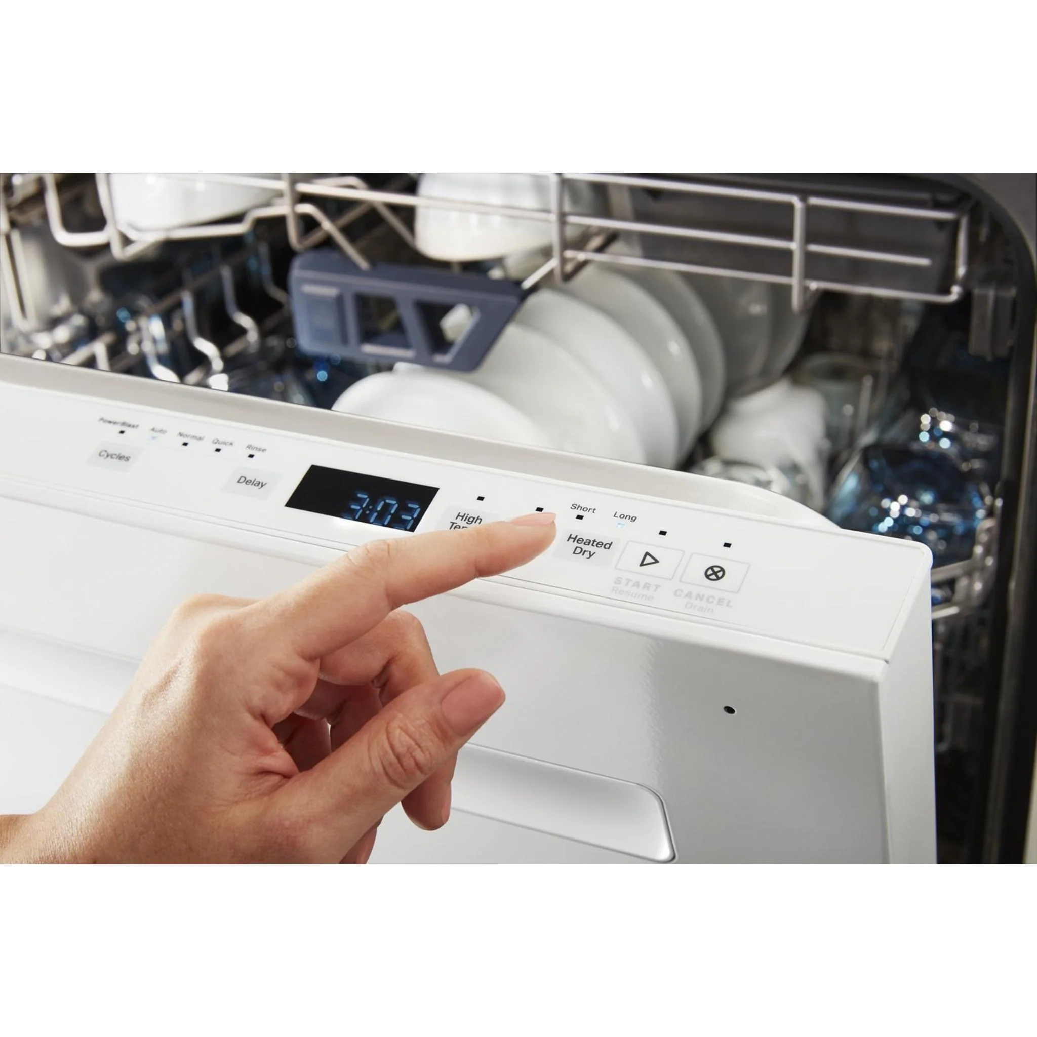 Maytag 24A€ Top Control Dishwasher with Dual Power Filtration, Power  Cycle and 3rd Level Rack - 47 dBA - White (MDB8959SKW) - Image 44