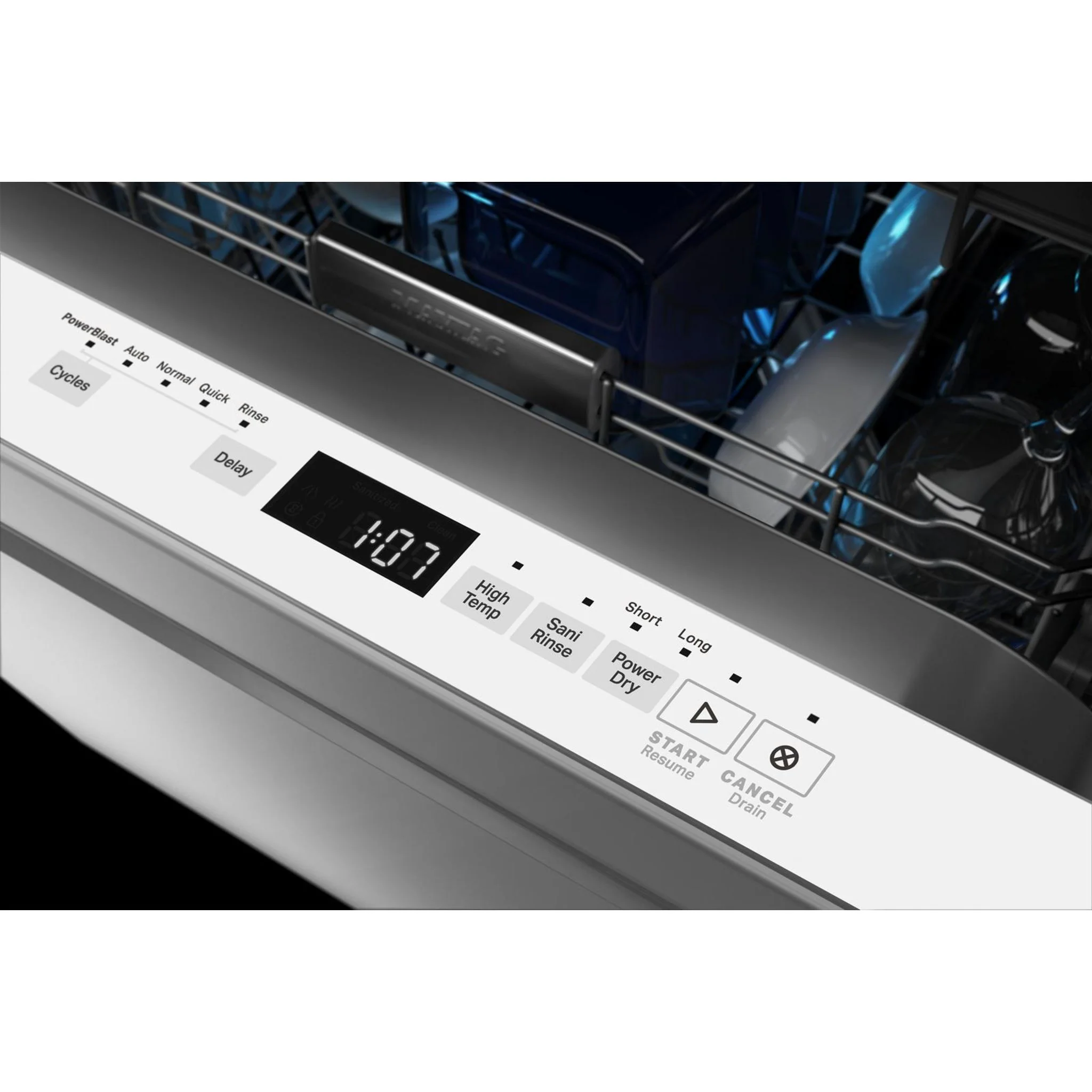 Maytag 24A€ Top Control Dishwasher with Dual Power Filtration, Power  Cycle and 3rd Level Rack - 47 dBA - White (MDB8959SKW) - Image 45