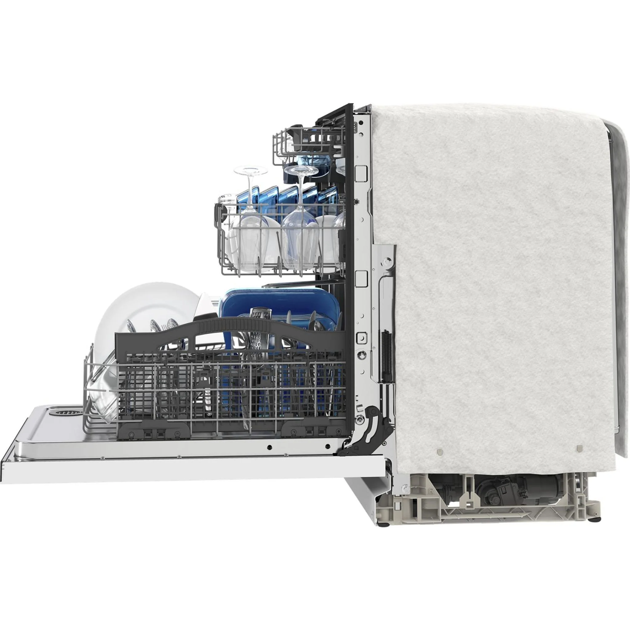 Maytag 24A€ Top Control Dishwasher with Dual Power Filtration, Power  Cycle and 3rd Level Rack - 47 dBA - White (MDB8959SKW) - Image 50