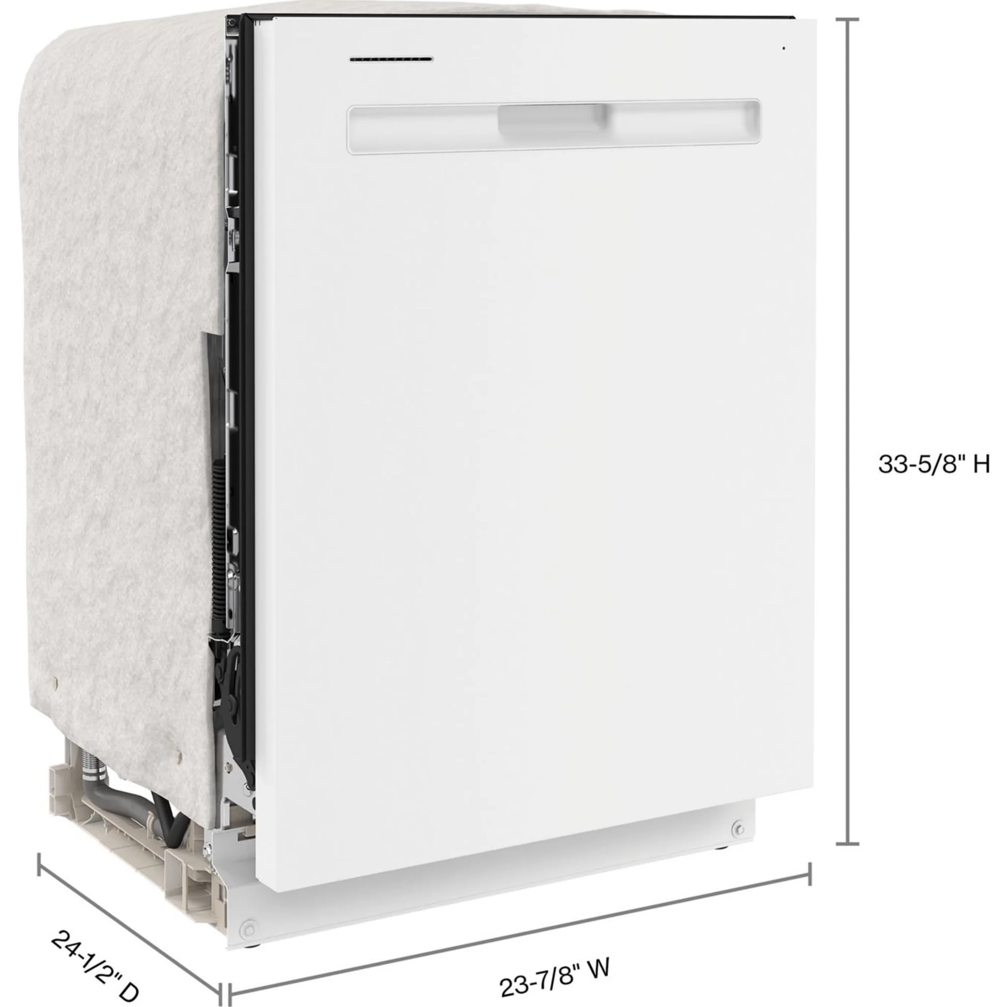 Maytag 24A€ Top Control Dishwasher with Dual Power Filtration, Power  Cycle and 3rd Level Rack - 47 dBA - White (MDB8959SKW) - Image 53