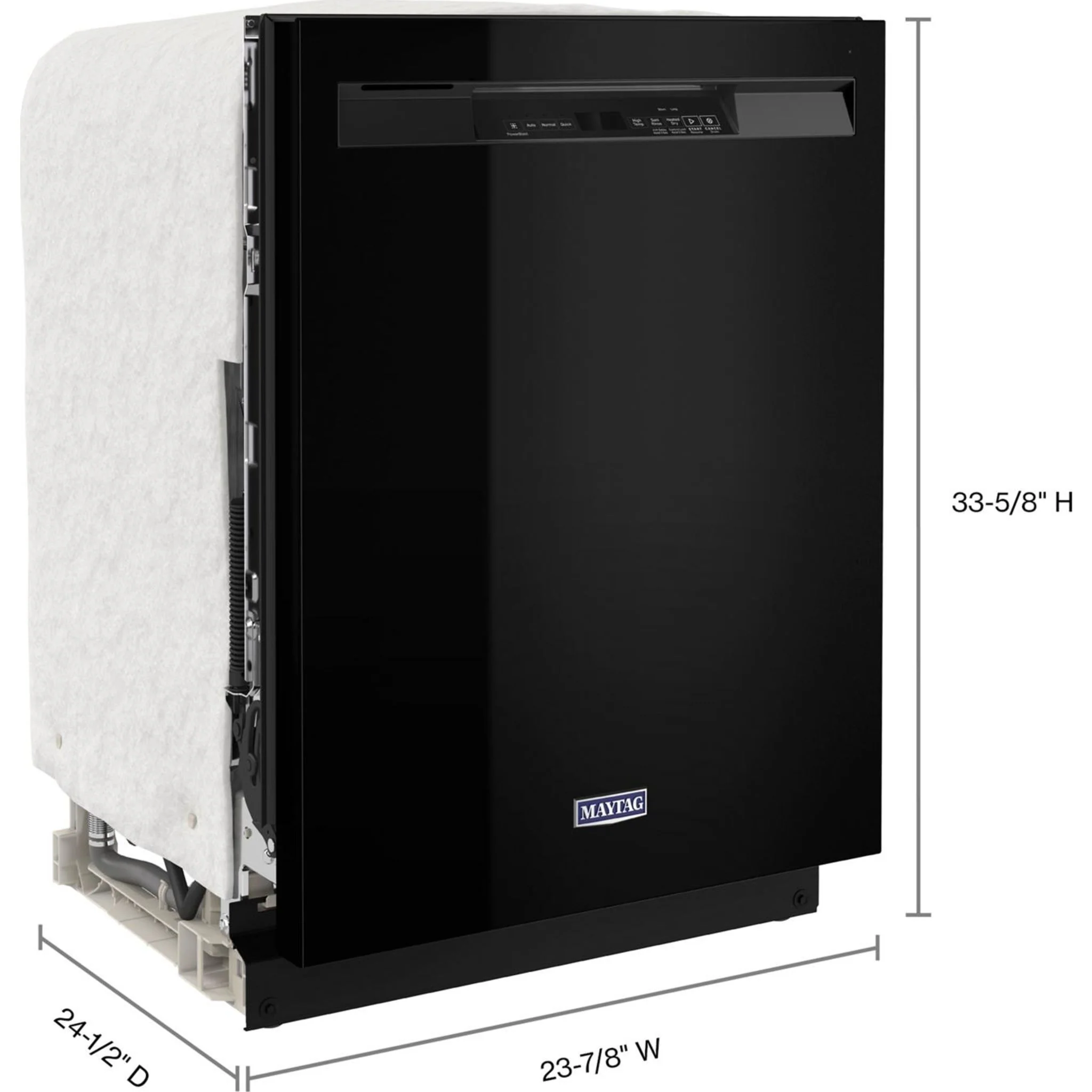 Maytag Stainless steel tub dishwasher with Dual Power Filtration -Black (MDB4949SKB) - Image 40