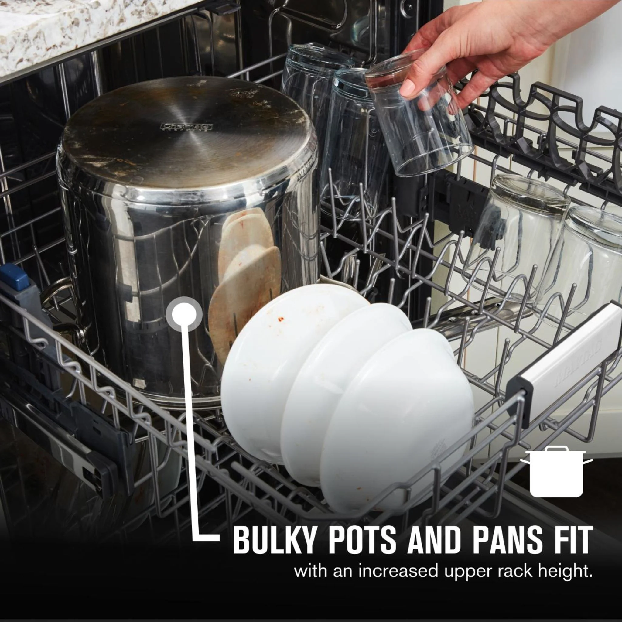 Maytag Stainless steel tub dishwasher with Dual Power Filtration -Black (MDB4949SKB) - Image 43