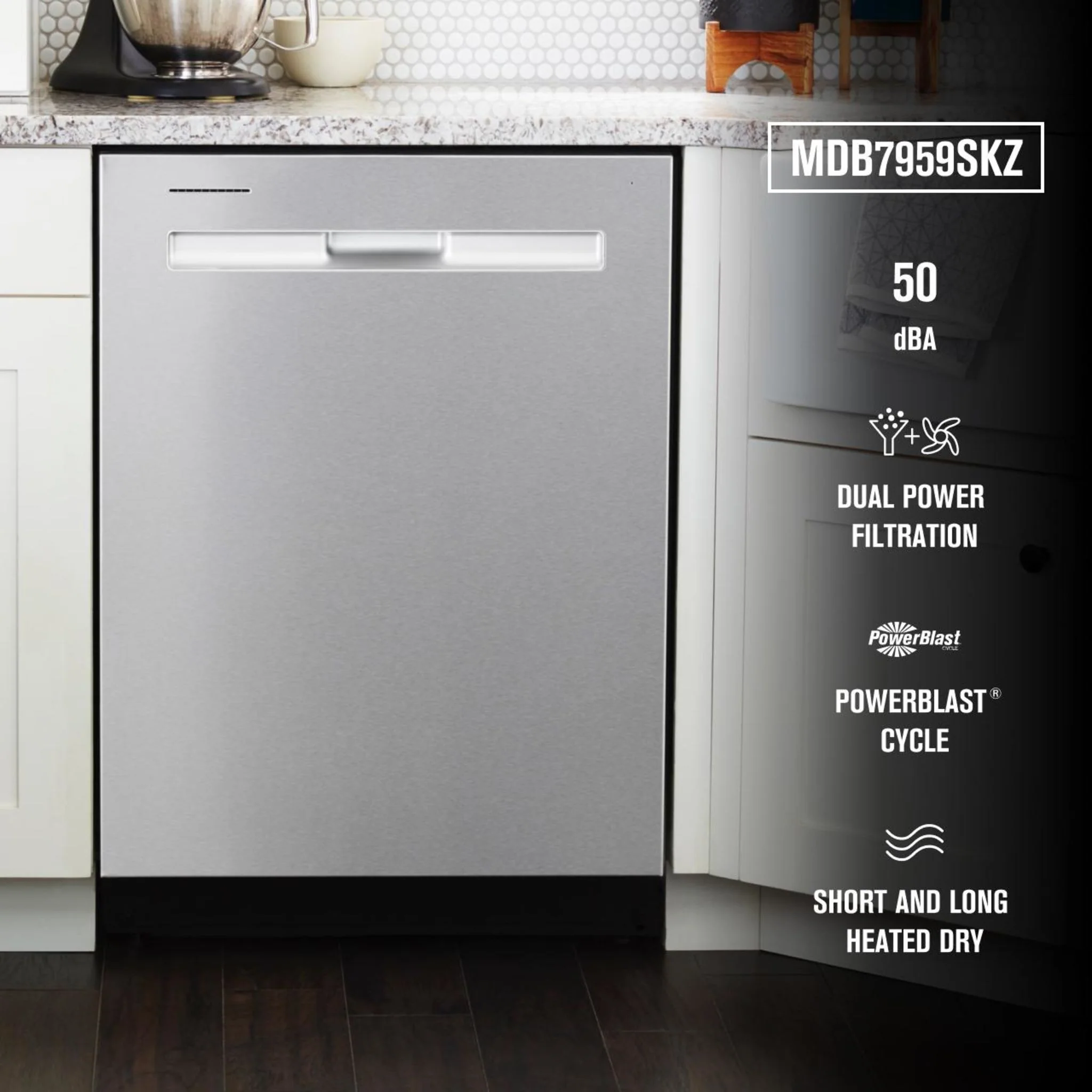 Maytag Top control dishwasher with Dual Power Filtration - Stainless Steel (MDB7959SKZ) - Image 50