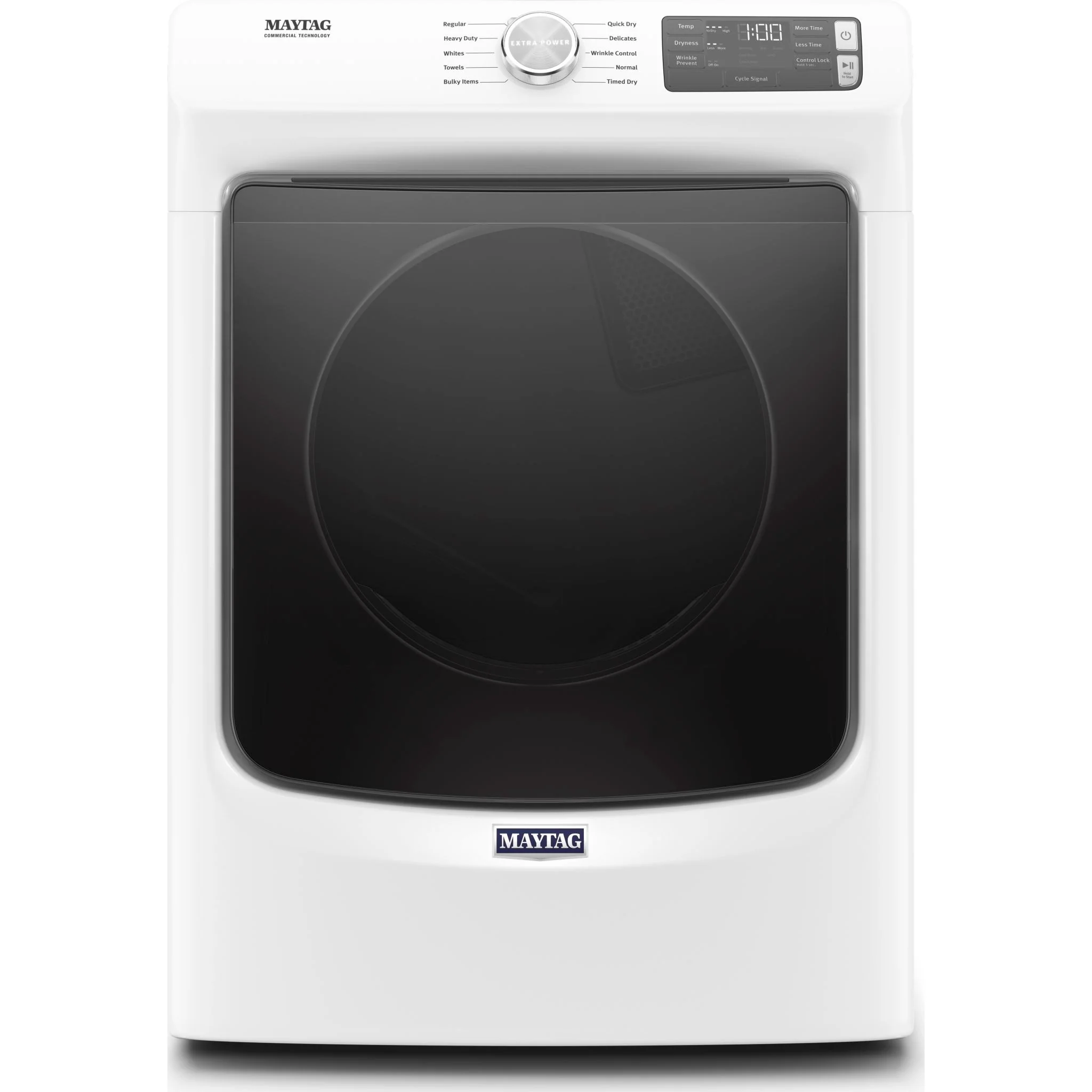Maytag Front Load Electric Dryer with Extra Power and Quick Dry cycle - 7.3 cu. ft. -White (YMED5630HW) - Image 10