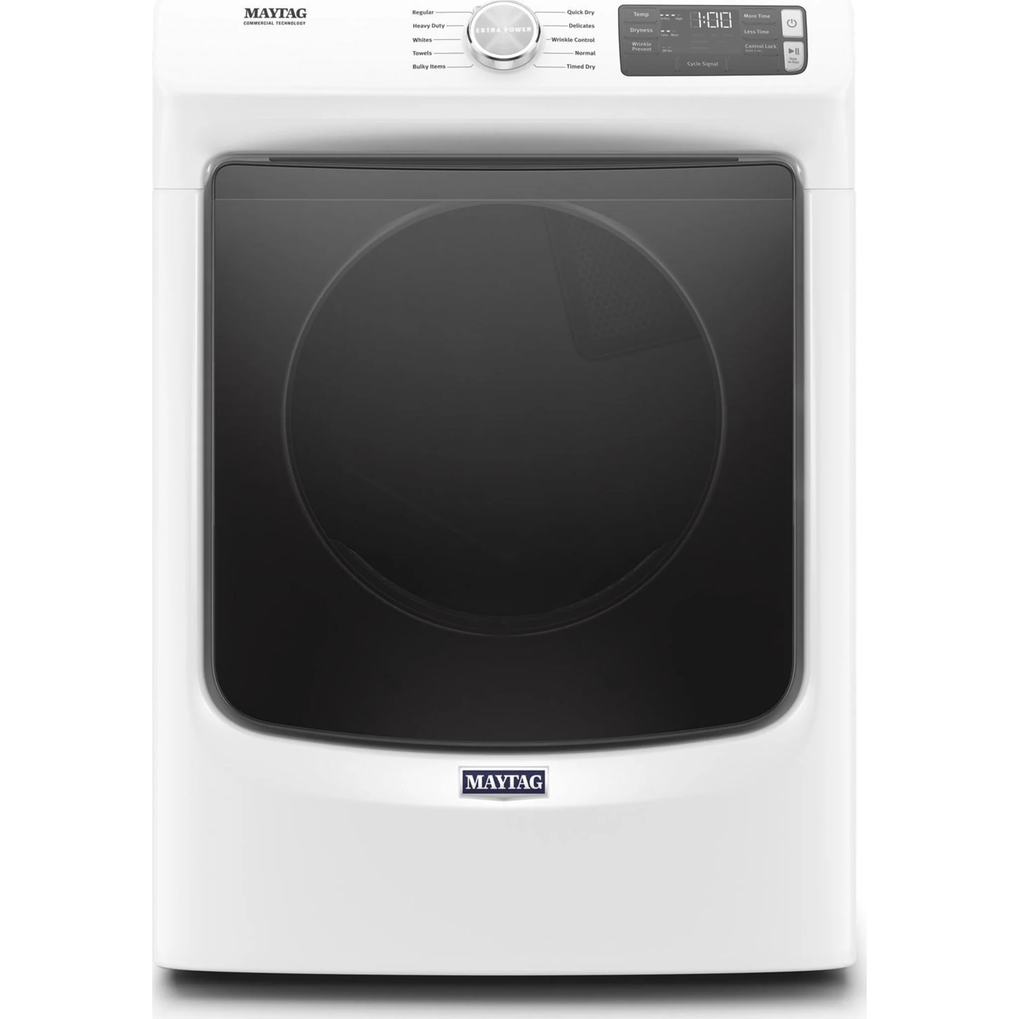 Maytag Front Load Electric Dryer with Extra Power and Quick Dry cycle - 7.3 cu. ft. -White (YMED5630HW) - Image 13