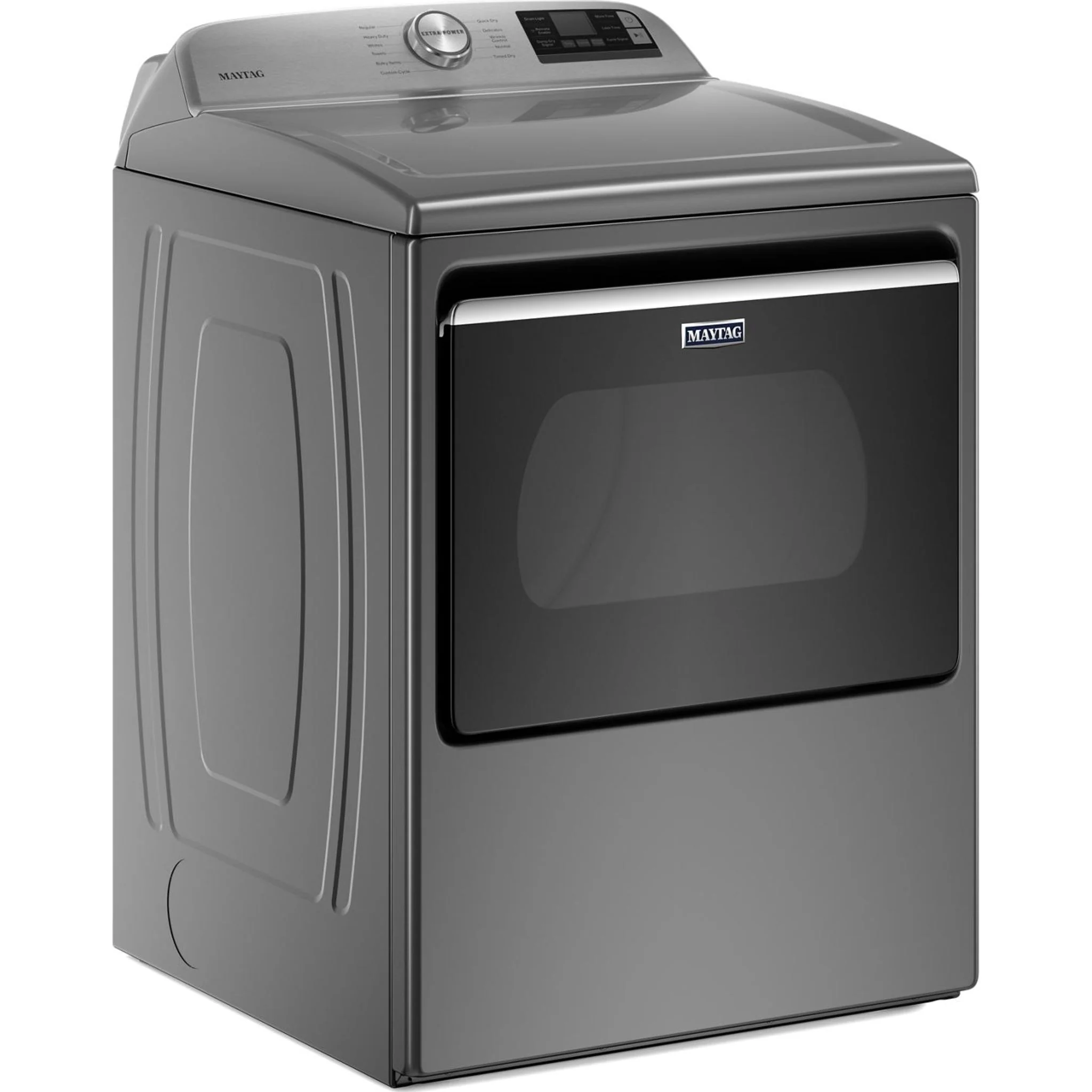 Maytag Smart Top Load Electric Dryer with Extra Power Button - 7.4 cu.ft. - Metallic Slate (YMED6230HC) - Image 23