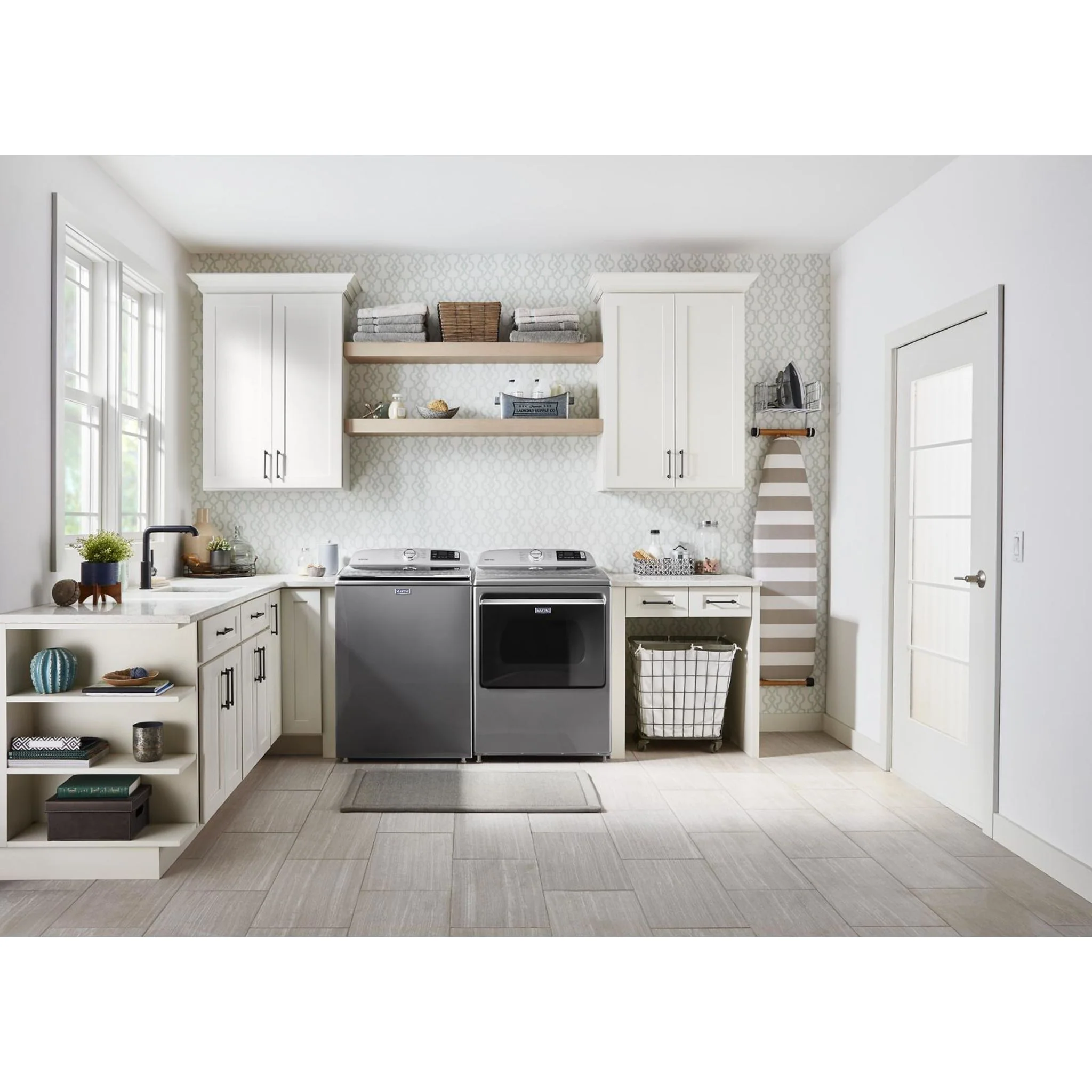 Maytag Smart Top Load Electric Dryer with Extra Power Button - 7.4 cu.ft. - Metallic Slate (YMED6230HC) - Image 29