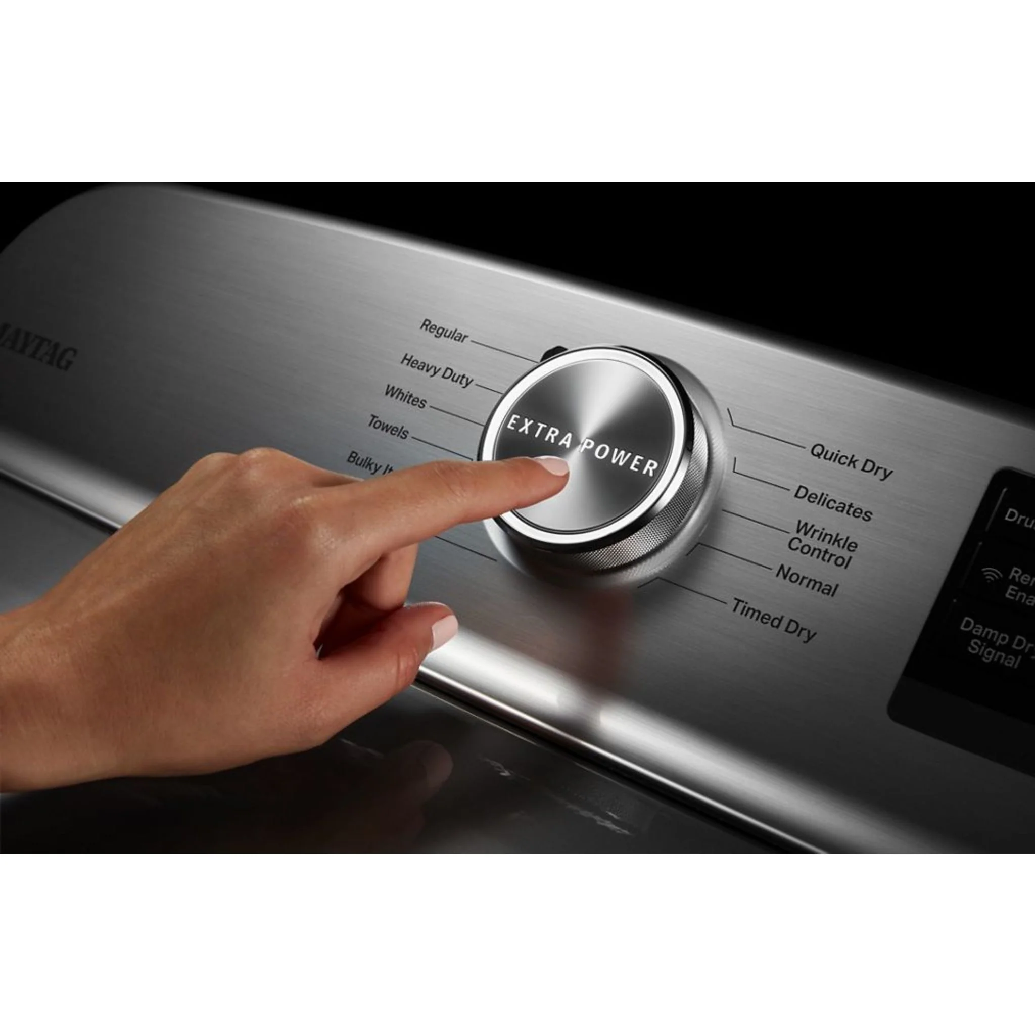 Maytag Smart Top Load Electric Dryer with Extra Power Button - 7.4 cu.ft. - Metallic Slate (YMED6230HC) - Image 35